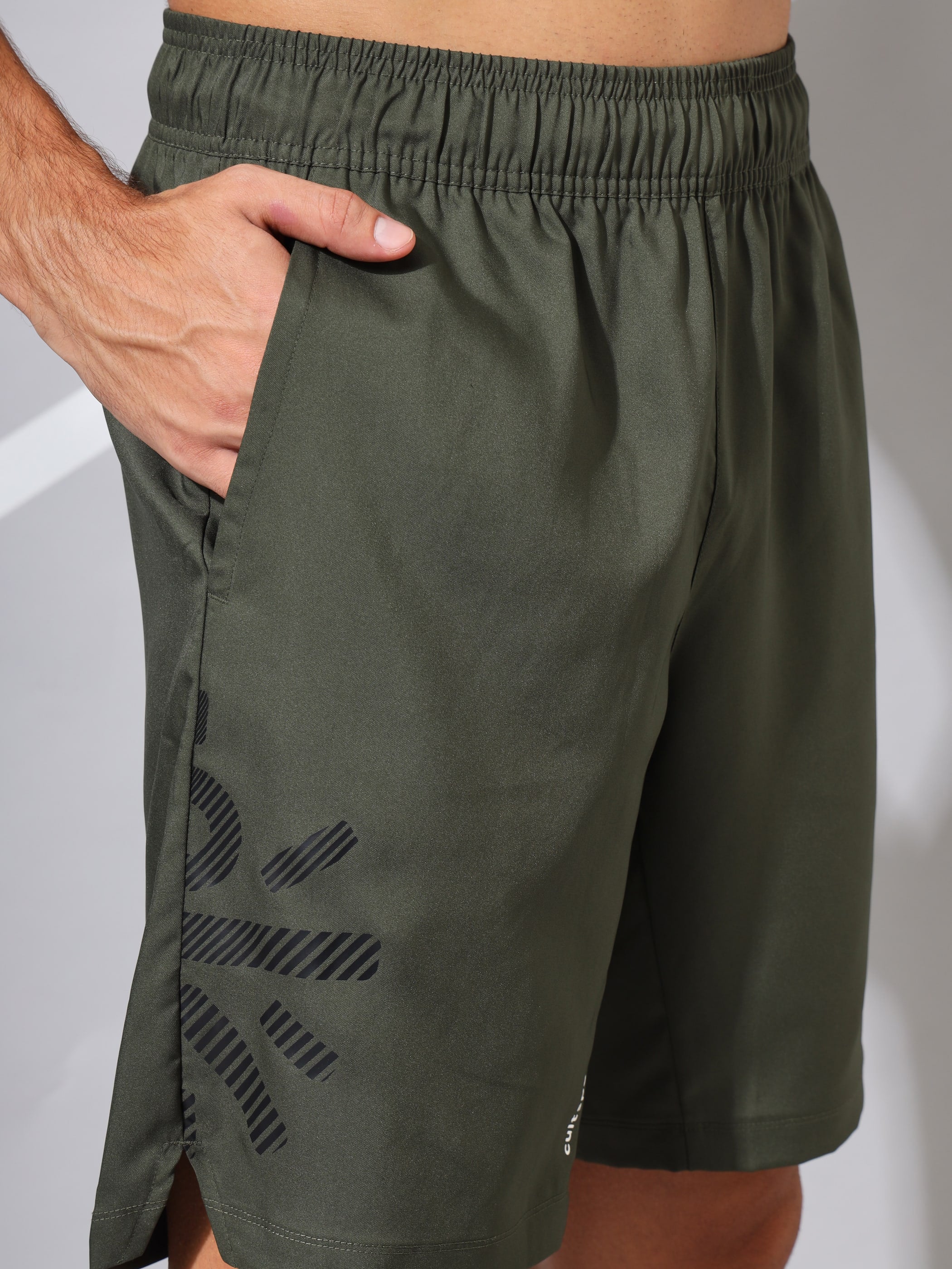 Performance Shorts with Tonal Graphic