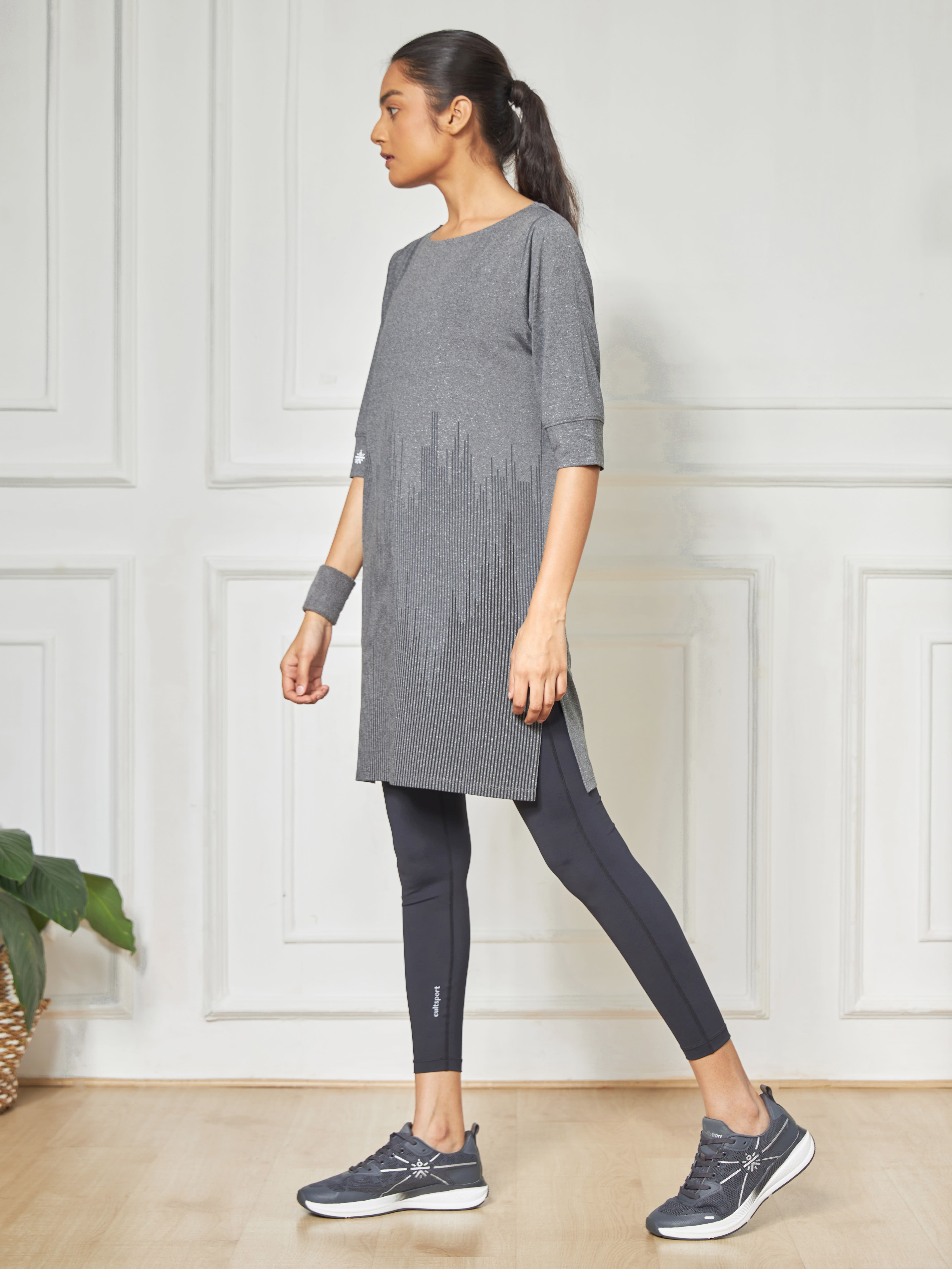 Printed Activ-Kurti with Side Pocket