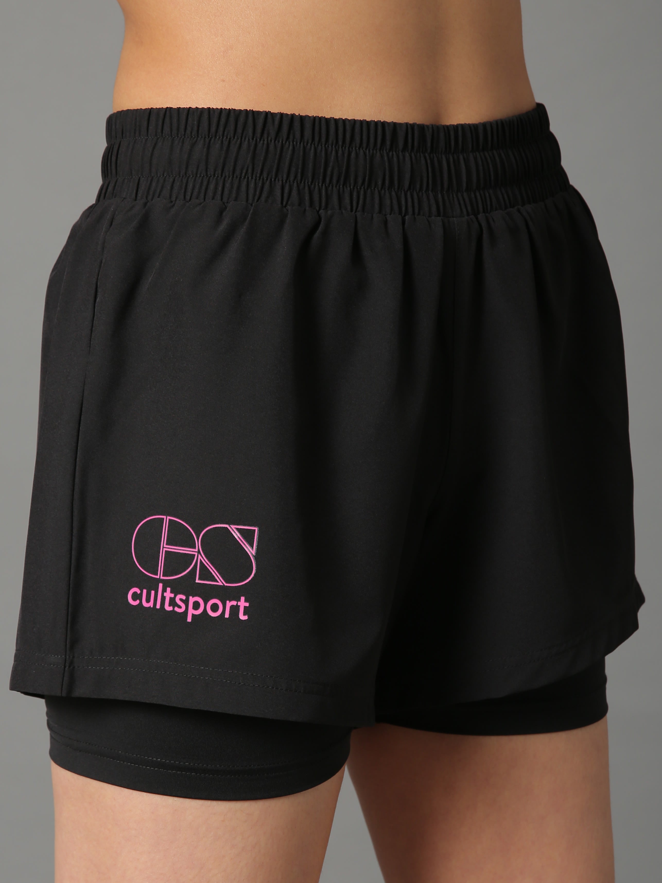 Workout Shorts with Inner Tights