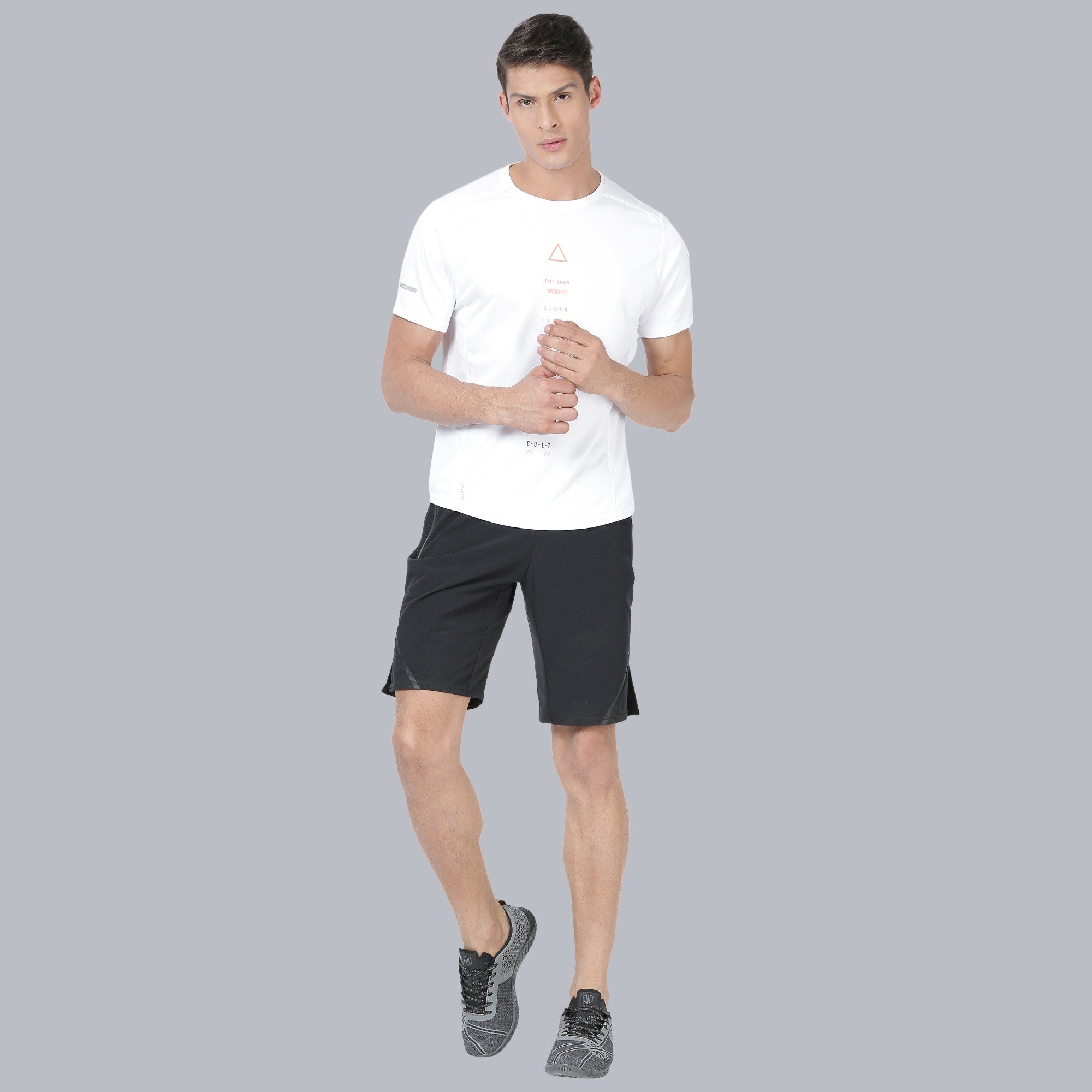 Code Push White Running Tee