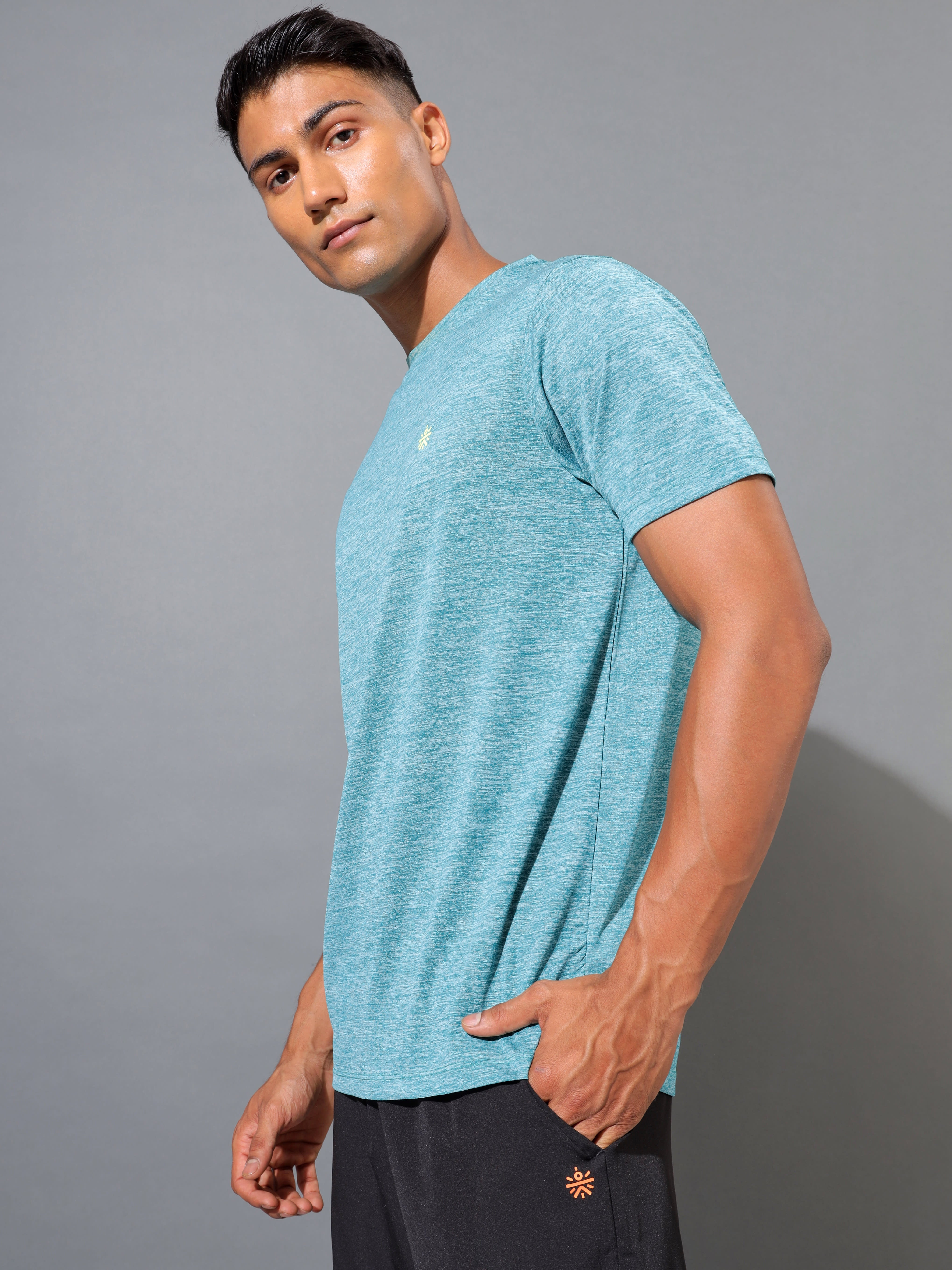 Textured Performance Logo T-shirt