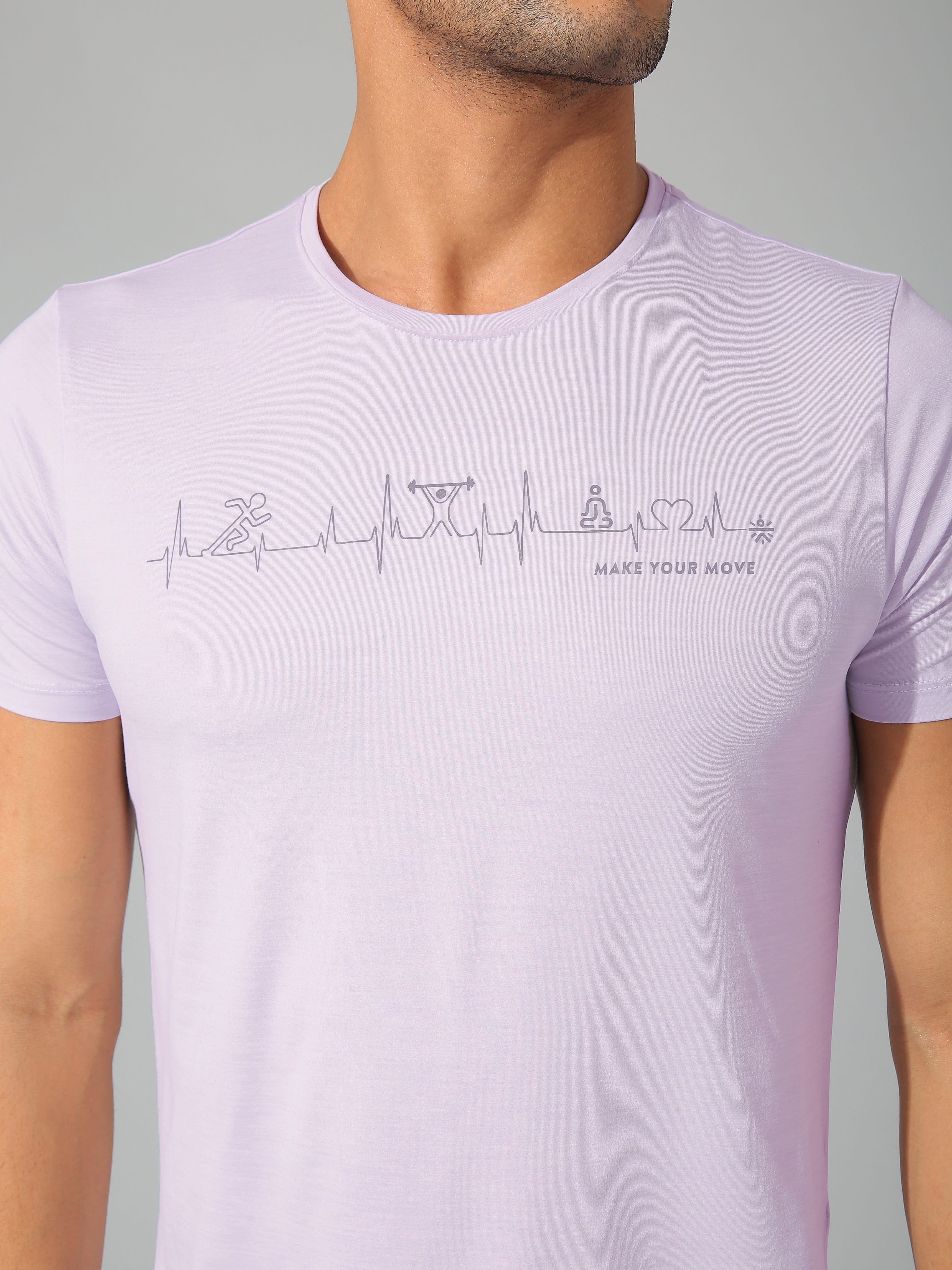 Graphic Print Workout T-shirt