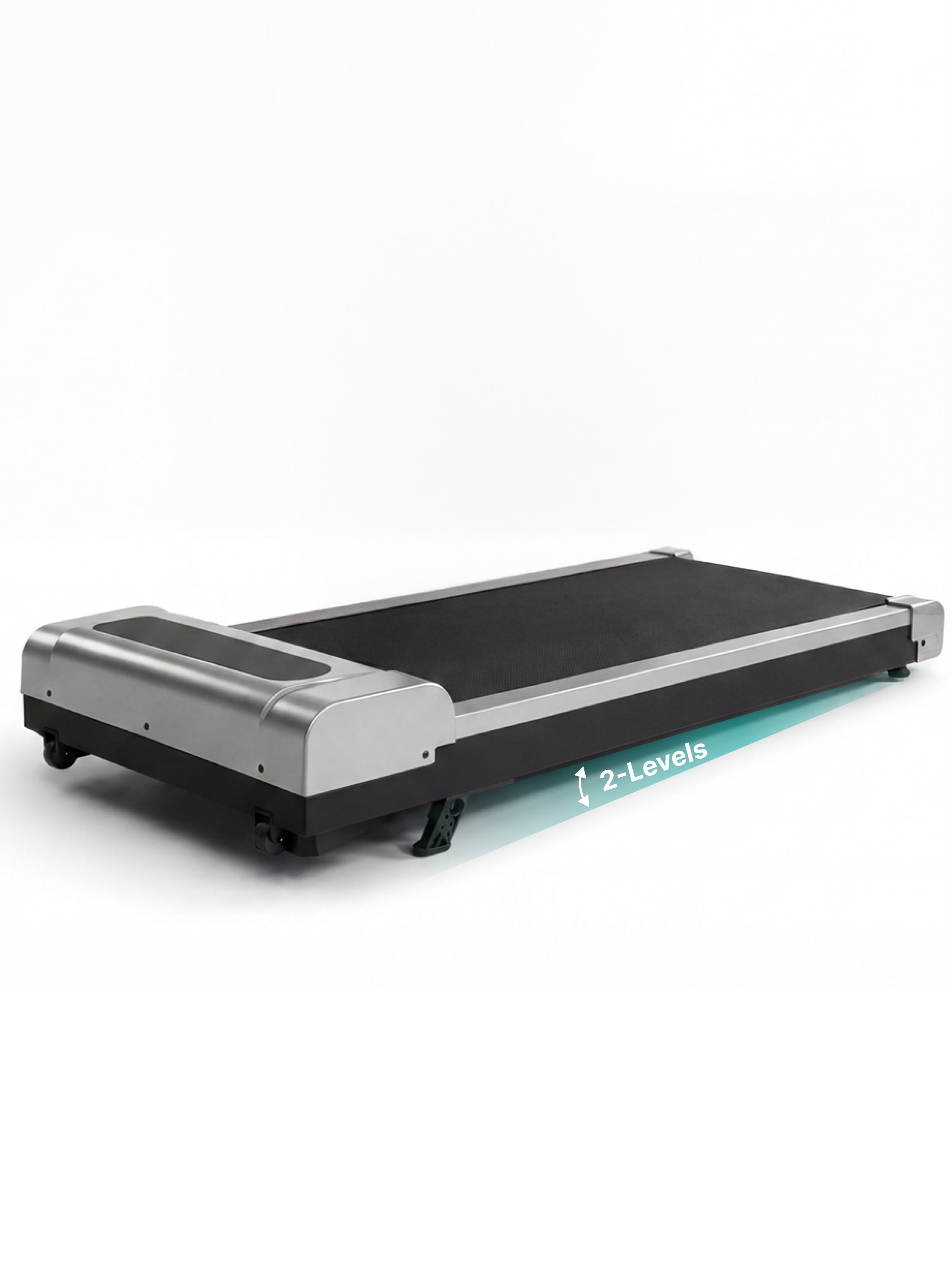 Fitkit by Cult Walking Pad Neo Silver (BLDC 3.5HP Peak Power) Compact & Under Desk BLDC Motor Treadmill | Max Weight: 120kg | Home use with Remote Control (with 6 Months Extended Warranty)