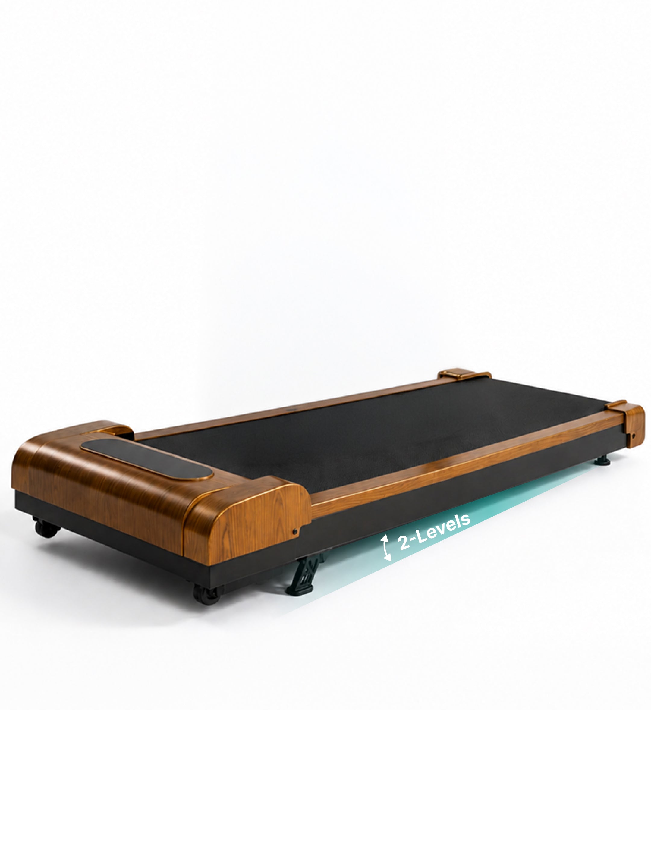 Fitkit by Cult Walking Pad Neo Gold Oak (BLDC 3.5HP Peak Power) Compact & Under Desk DC Motor Treadmill | Max Weight: 120kg | Home use with Remote Control (with 6 Months Extended Warranty)