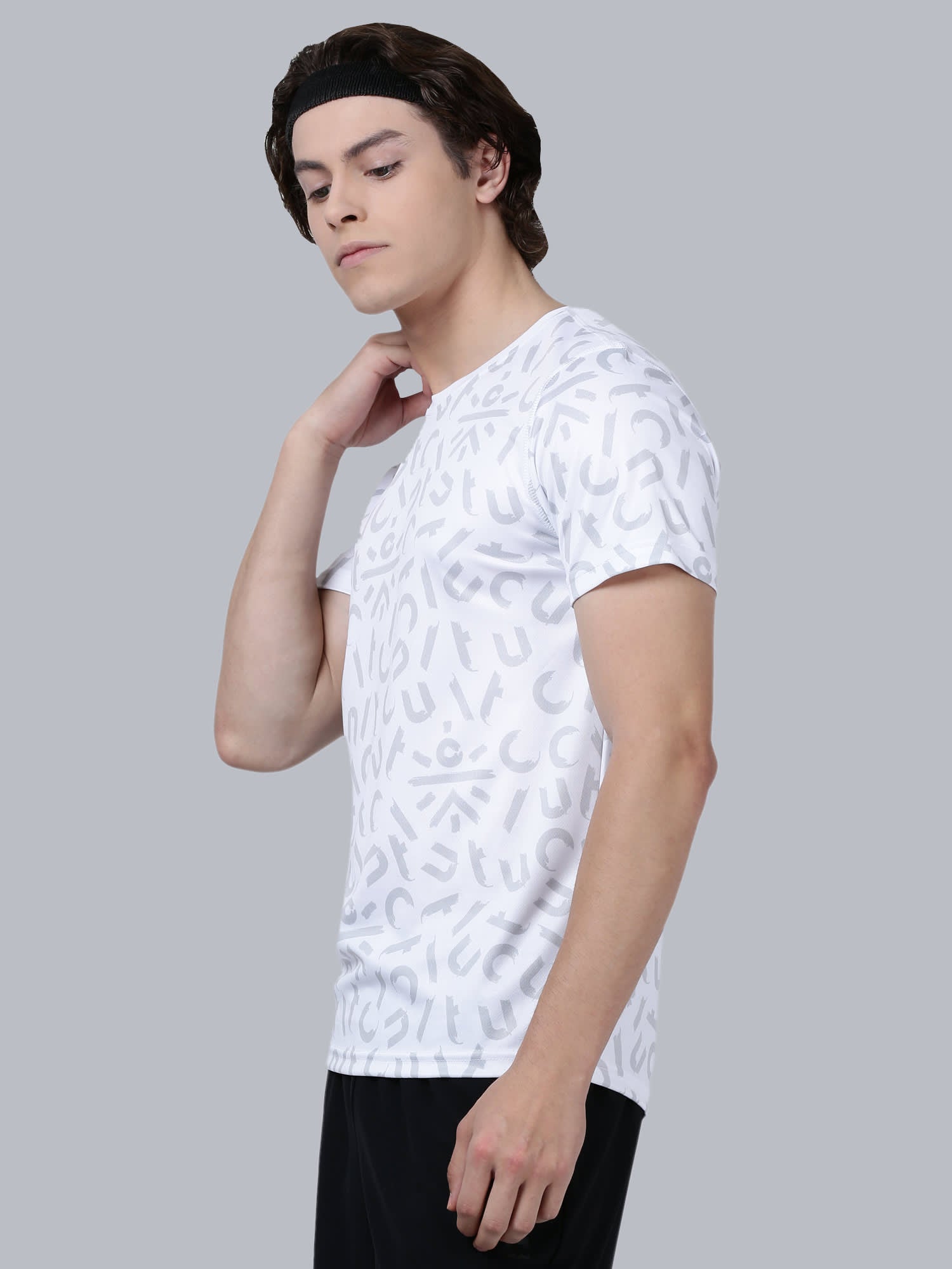 Code Cult White Gym Tee