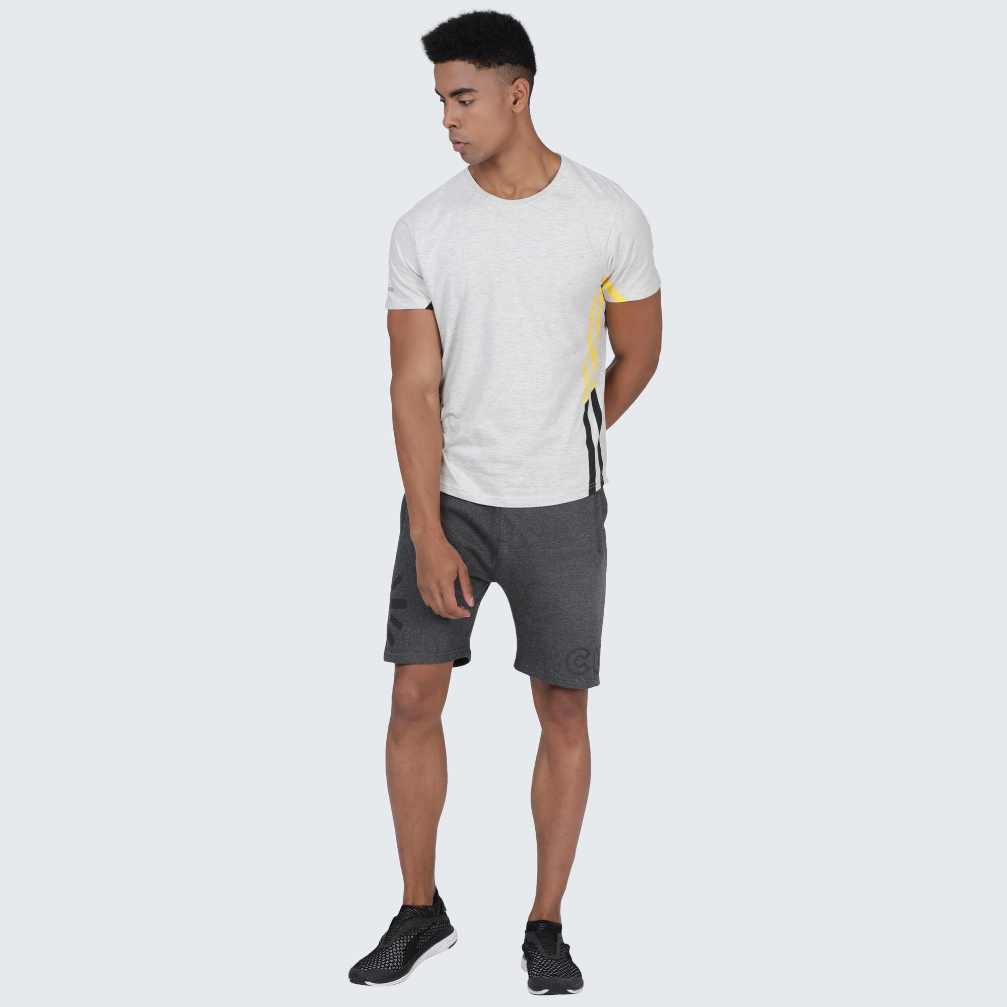 Everydays Cloud Grey Casual Shorts