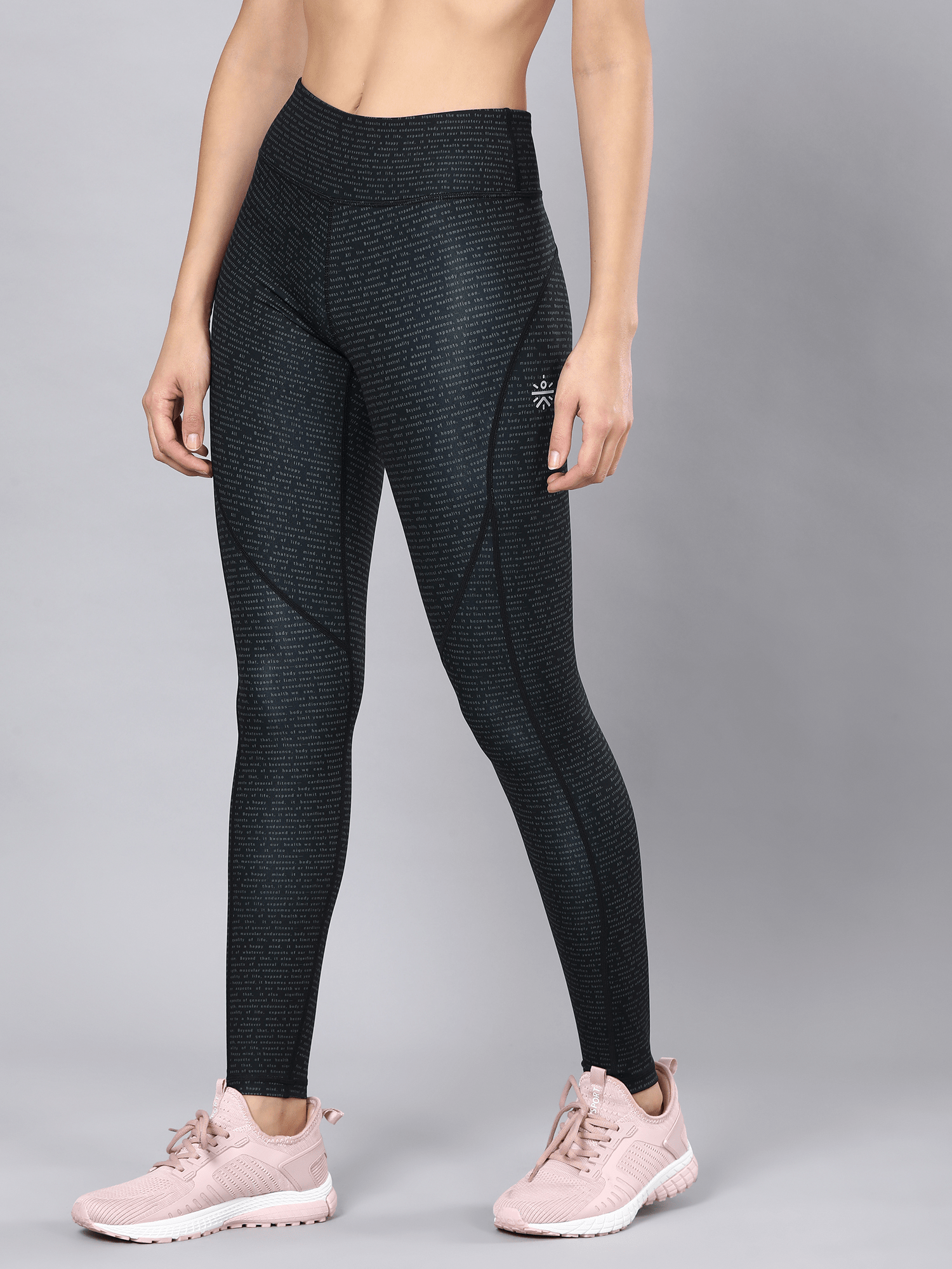 AbsoluteFit Verbatim Black Workout Leggings