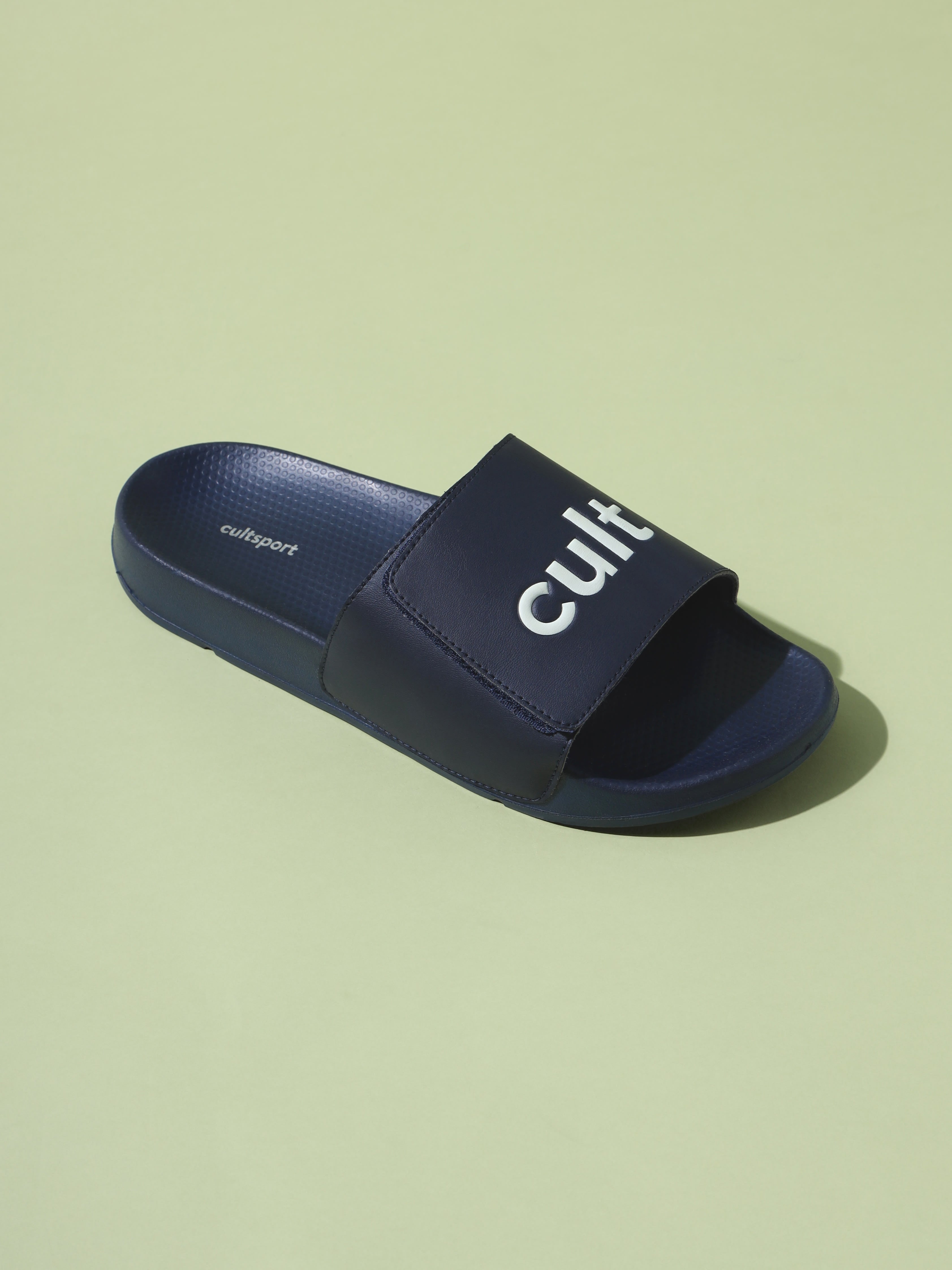 cult Locomo Navy Men Slides