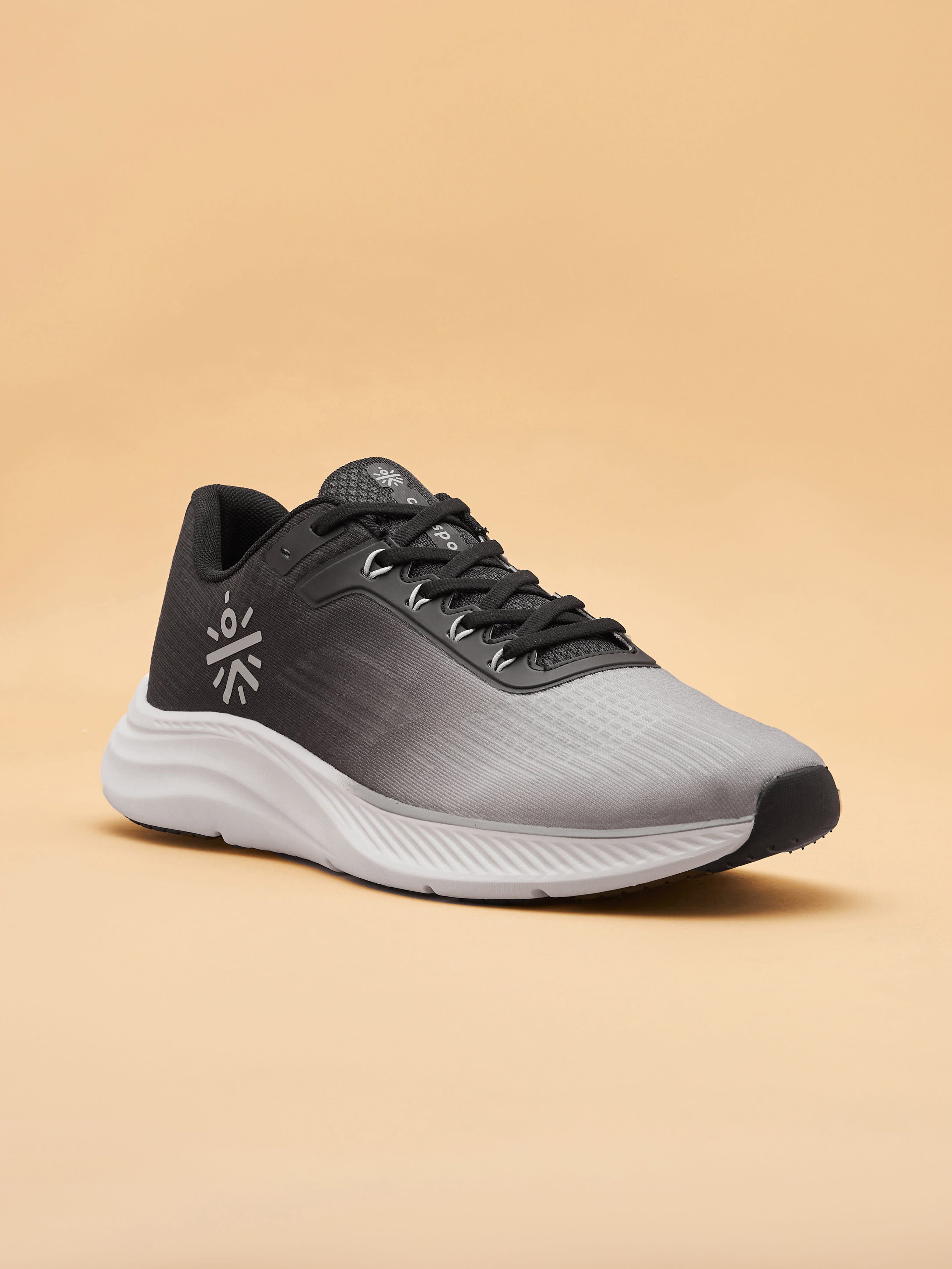 cult Thunderbird Men Running Shoes - Black/Ash Grey