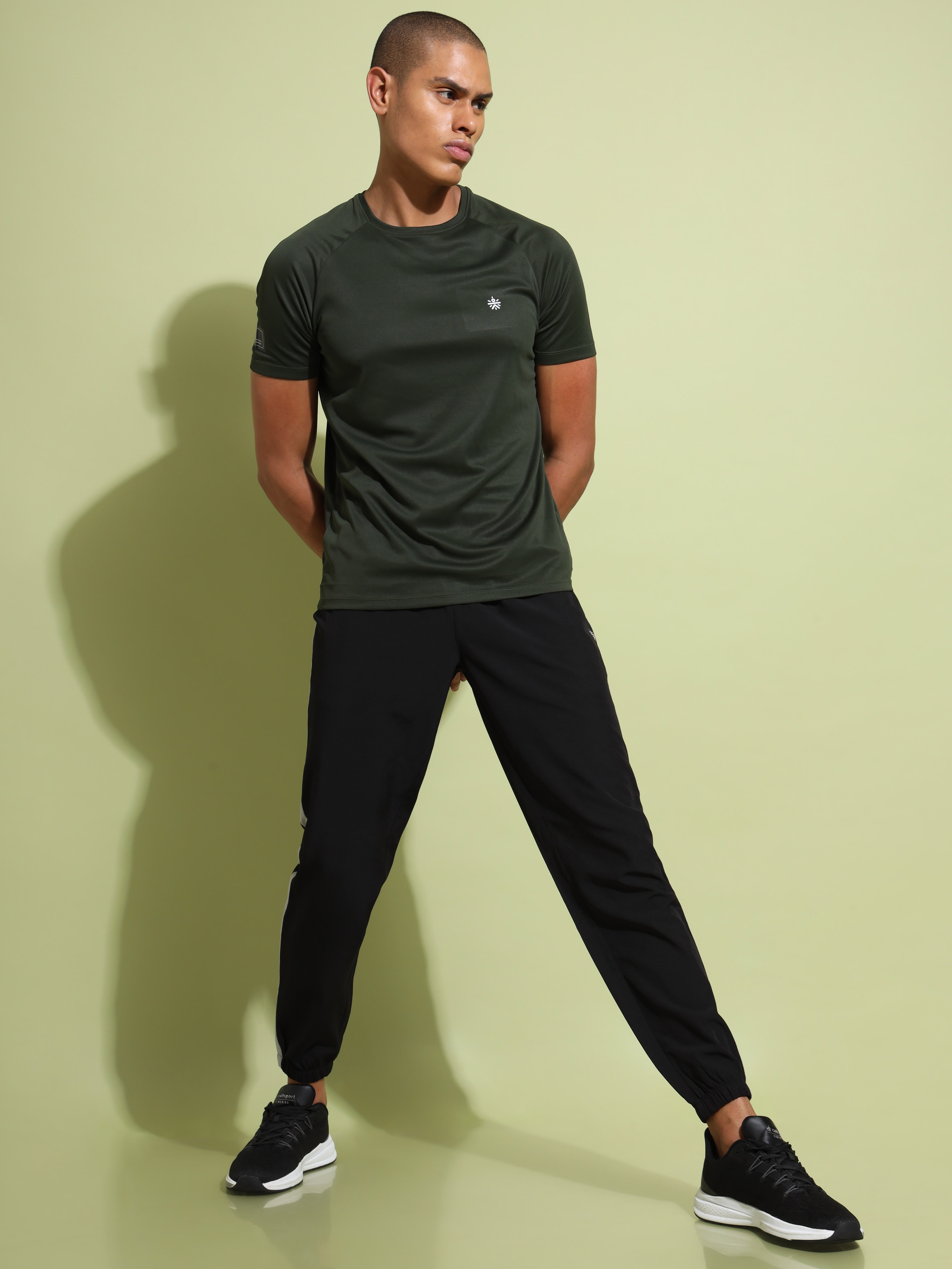 Workout Joggers with Side Panel Detail