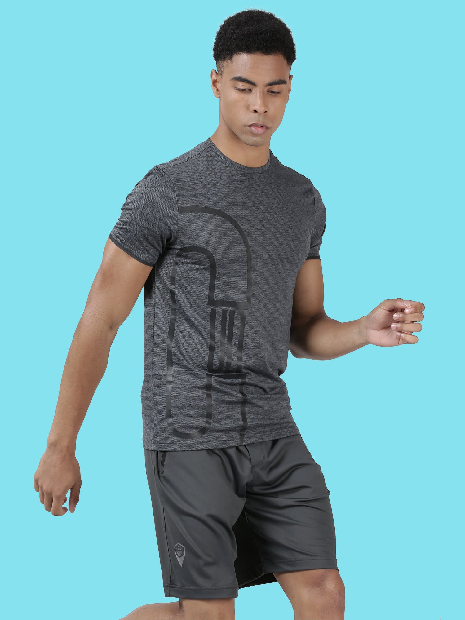 Blakout Insignia Dark Grey Slim Tee