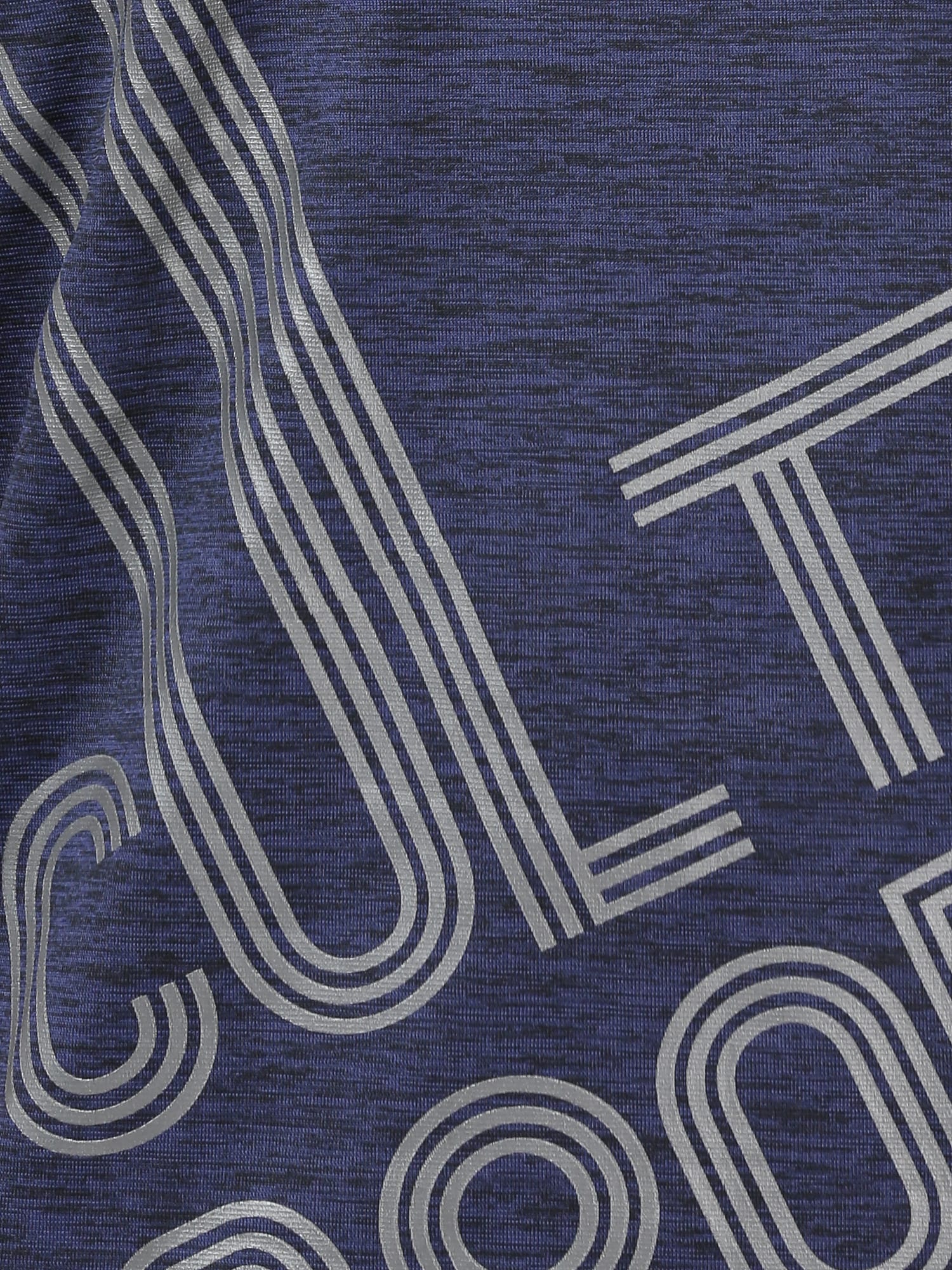 Metallic Network Navy Gym Tee