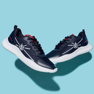 cult Lope Men Running Shoes - Navy Blue/Red