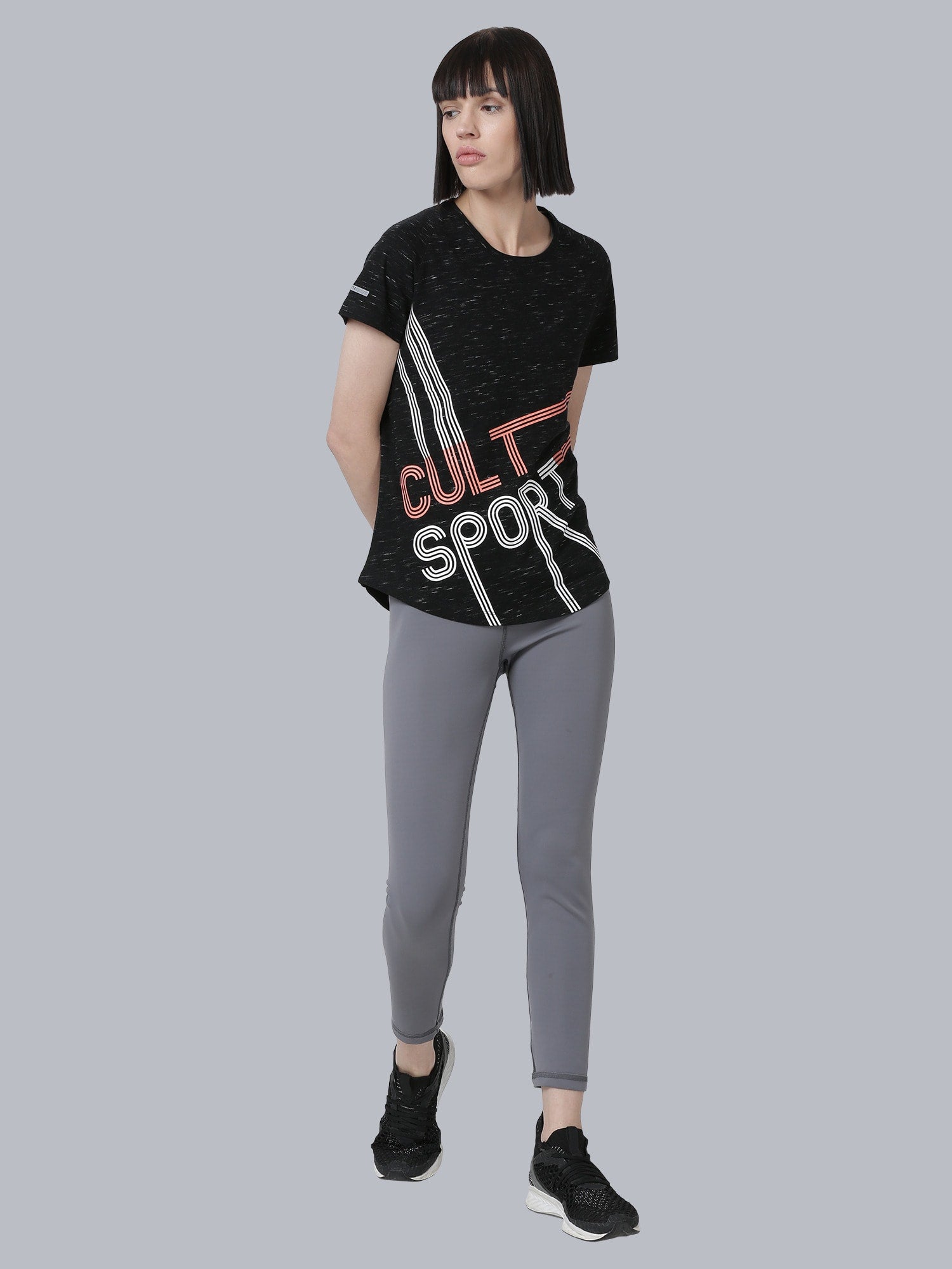 Everydays Web Casual Black Tee