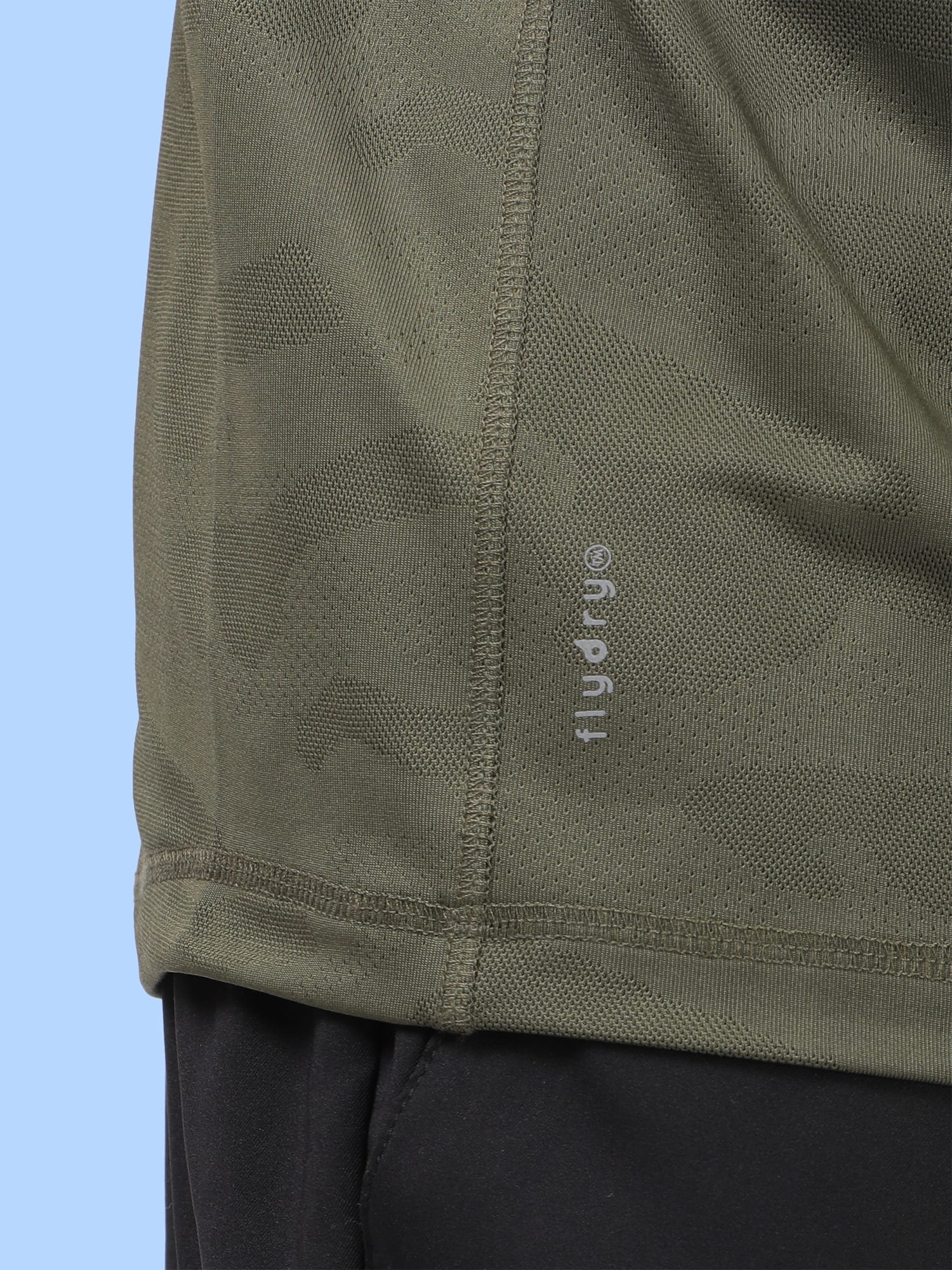 Vital Blaze Olive Running Relaxed Tee