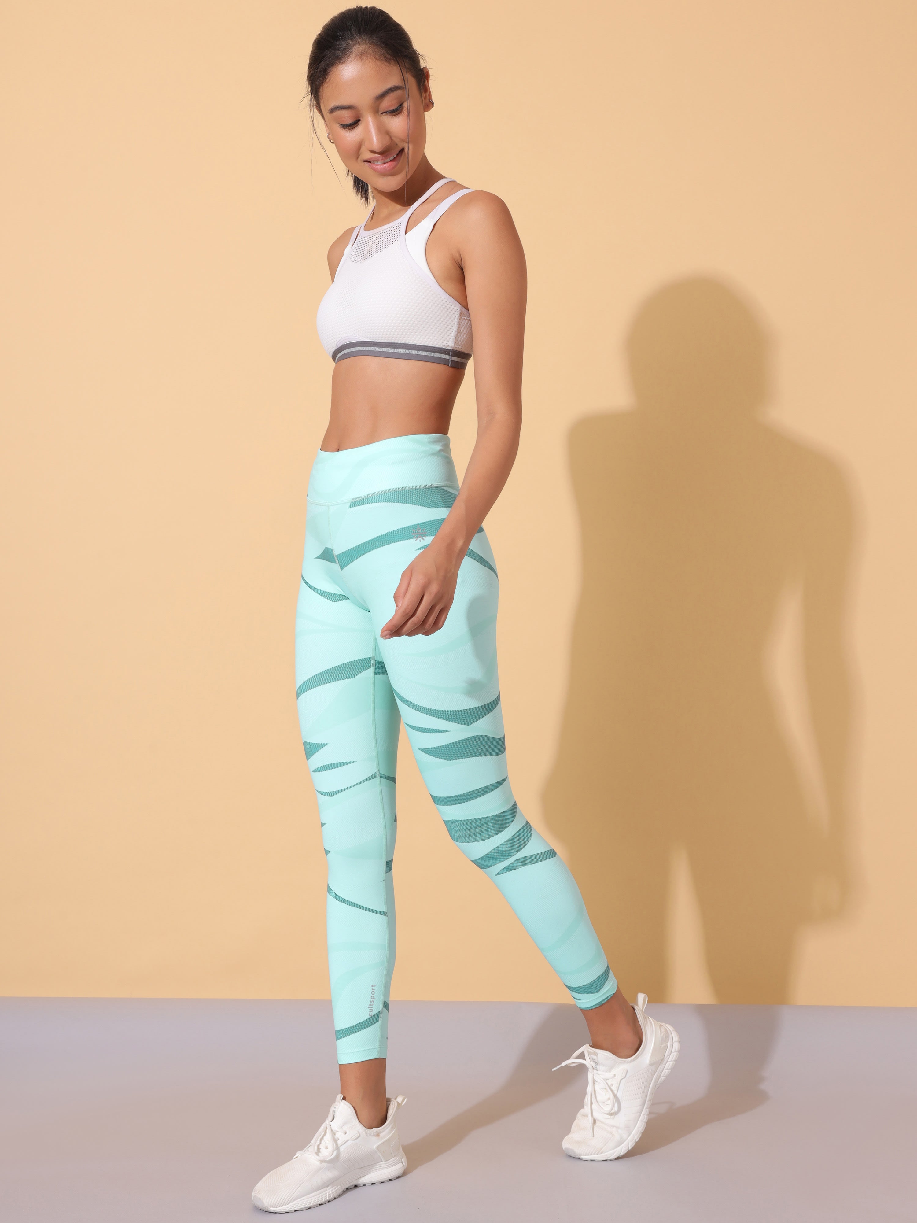 AbsoluteFit Tonal Stripes Tights