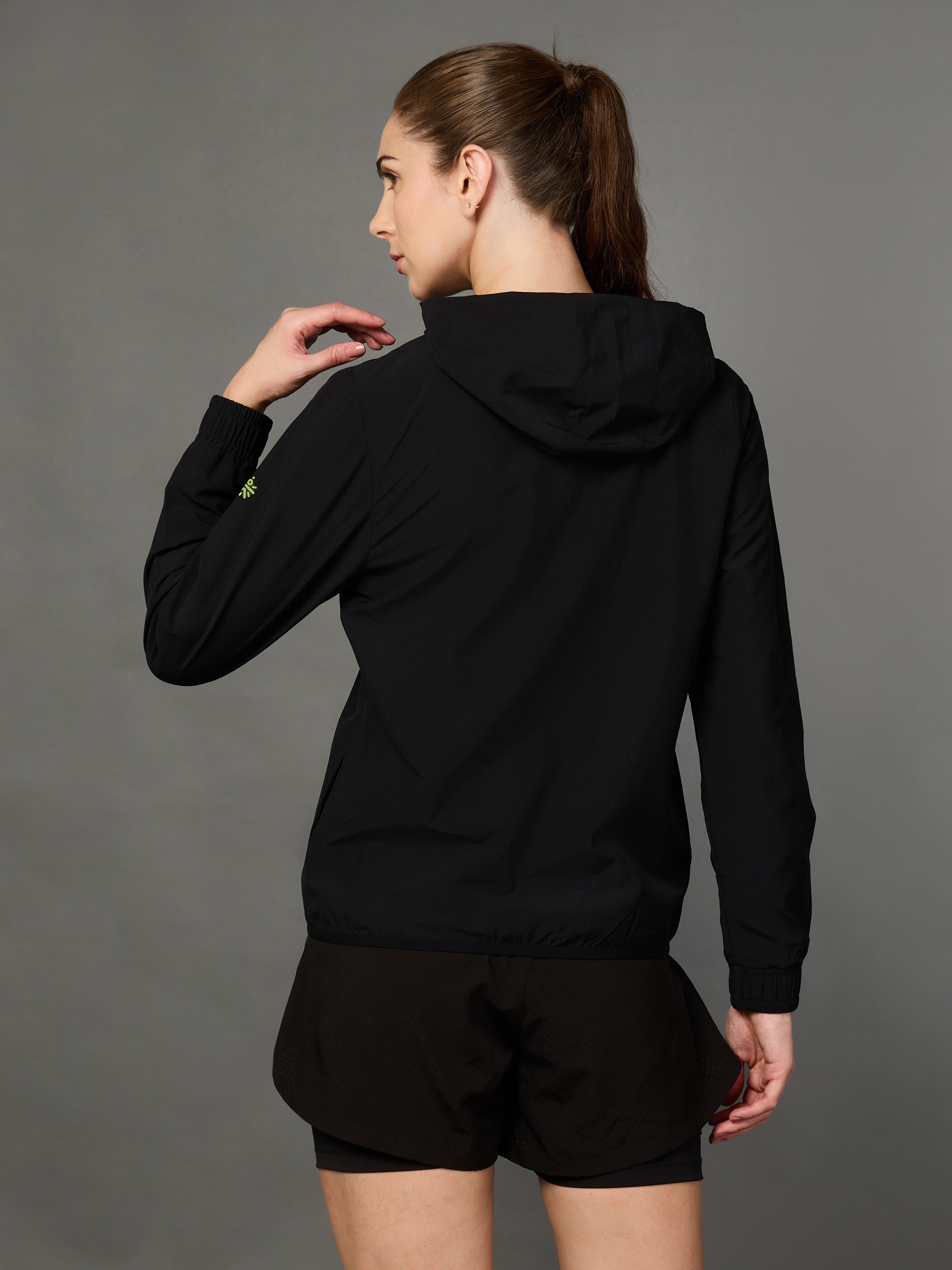 Wind Breaker Black Jacket