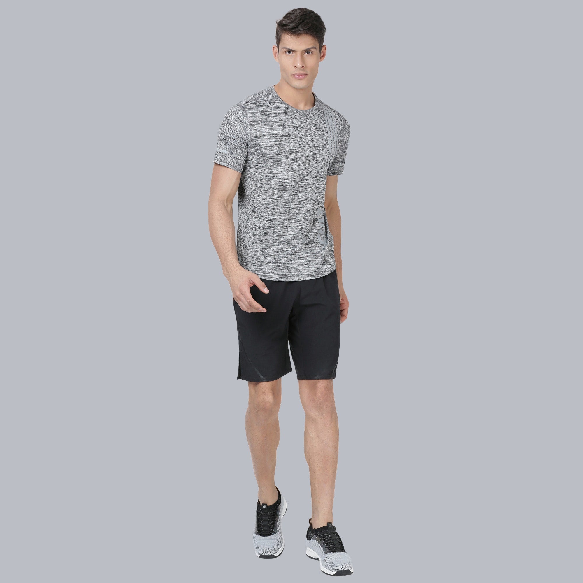 Signature Stripe Metallic Running Tee
