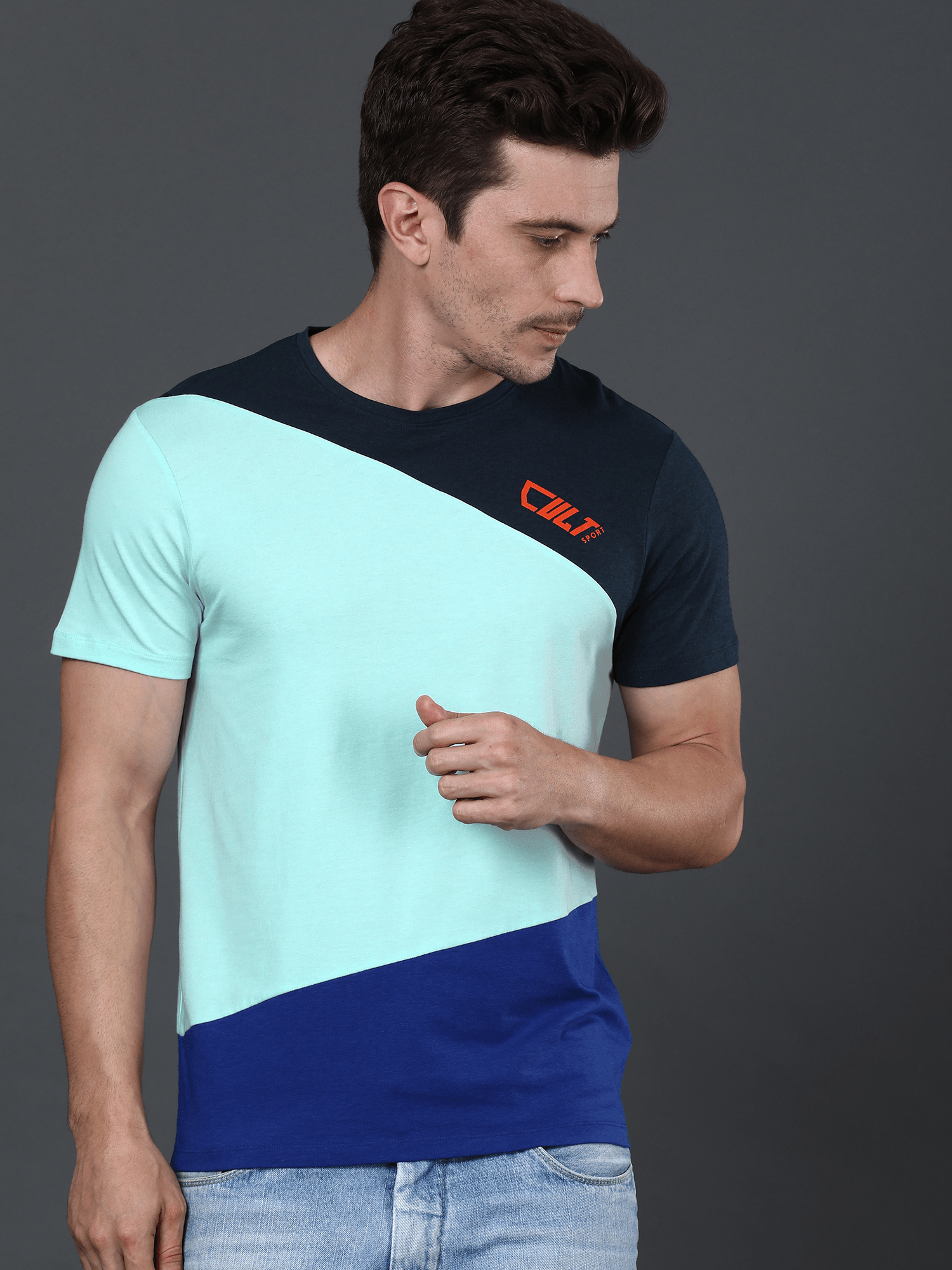 Bamboo Cozy Ice Blue Casual Tee