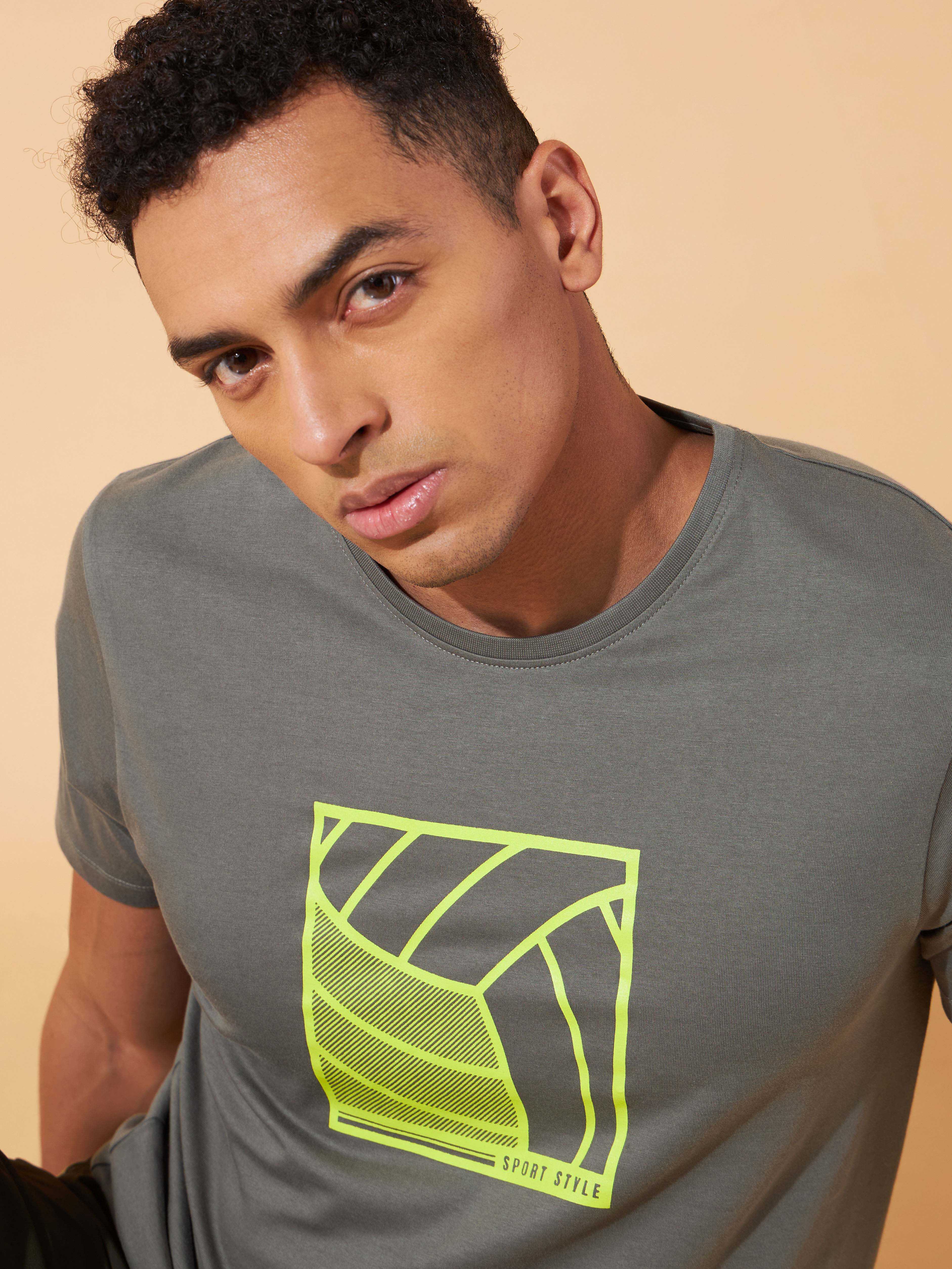 Sport Style Print T-shirt