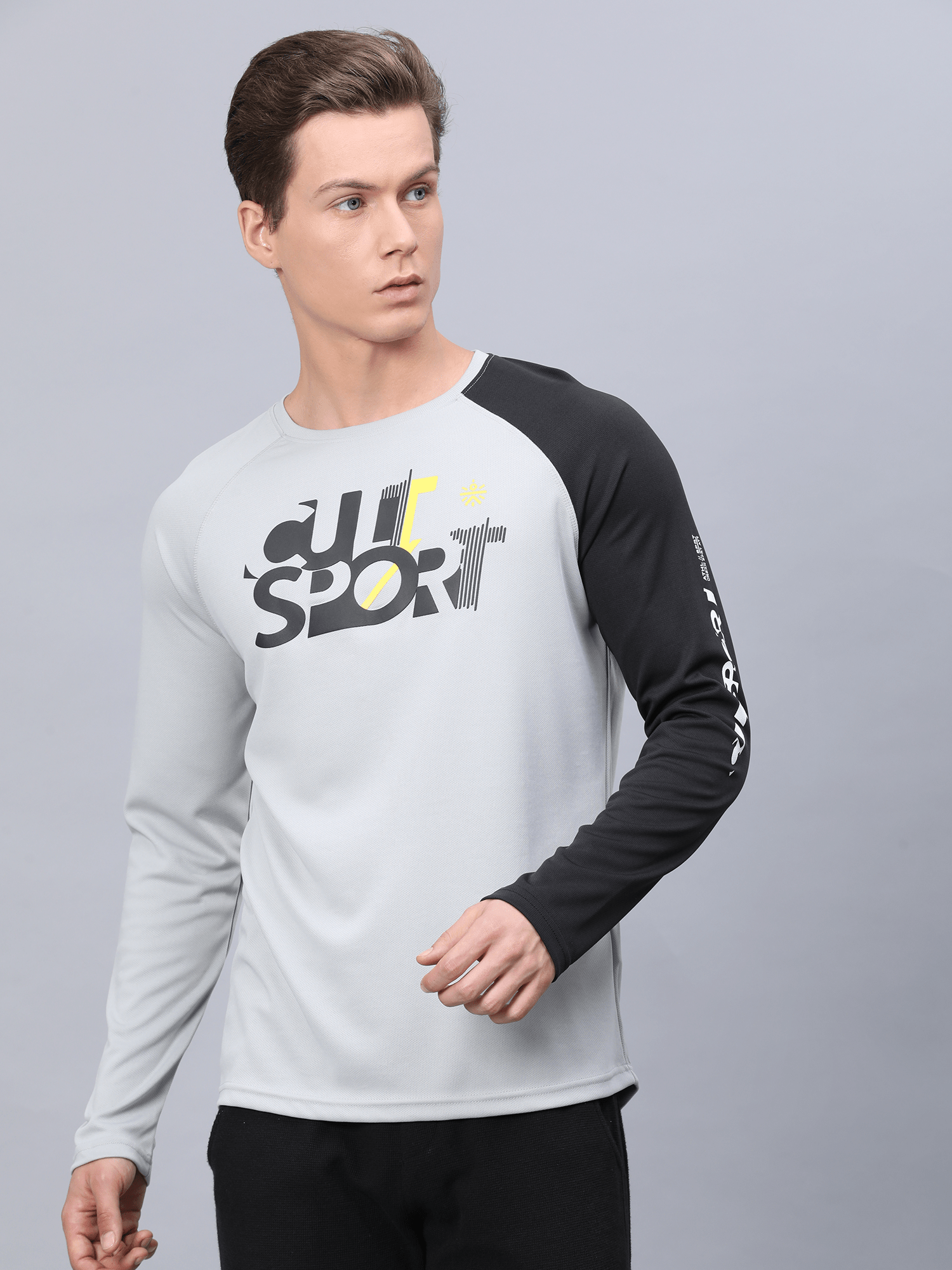 Abstract Unit Grey Tee