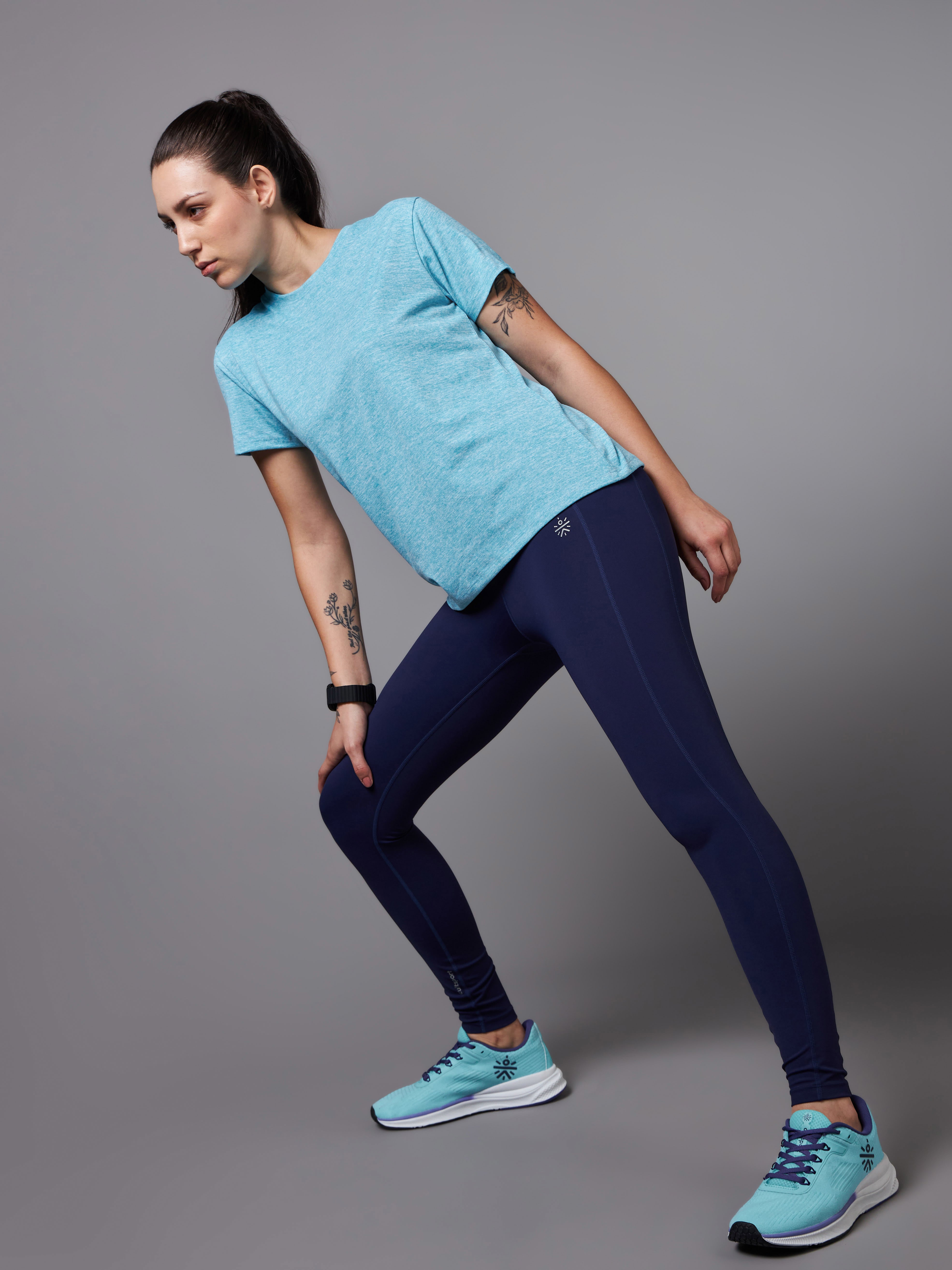 Women's All Day Workout Blue Comfortech T-shirt