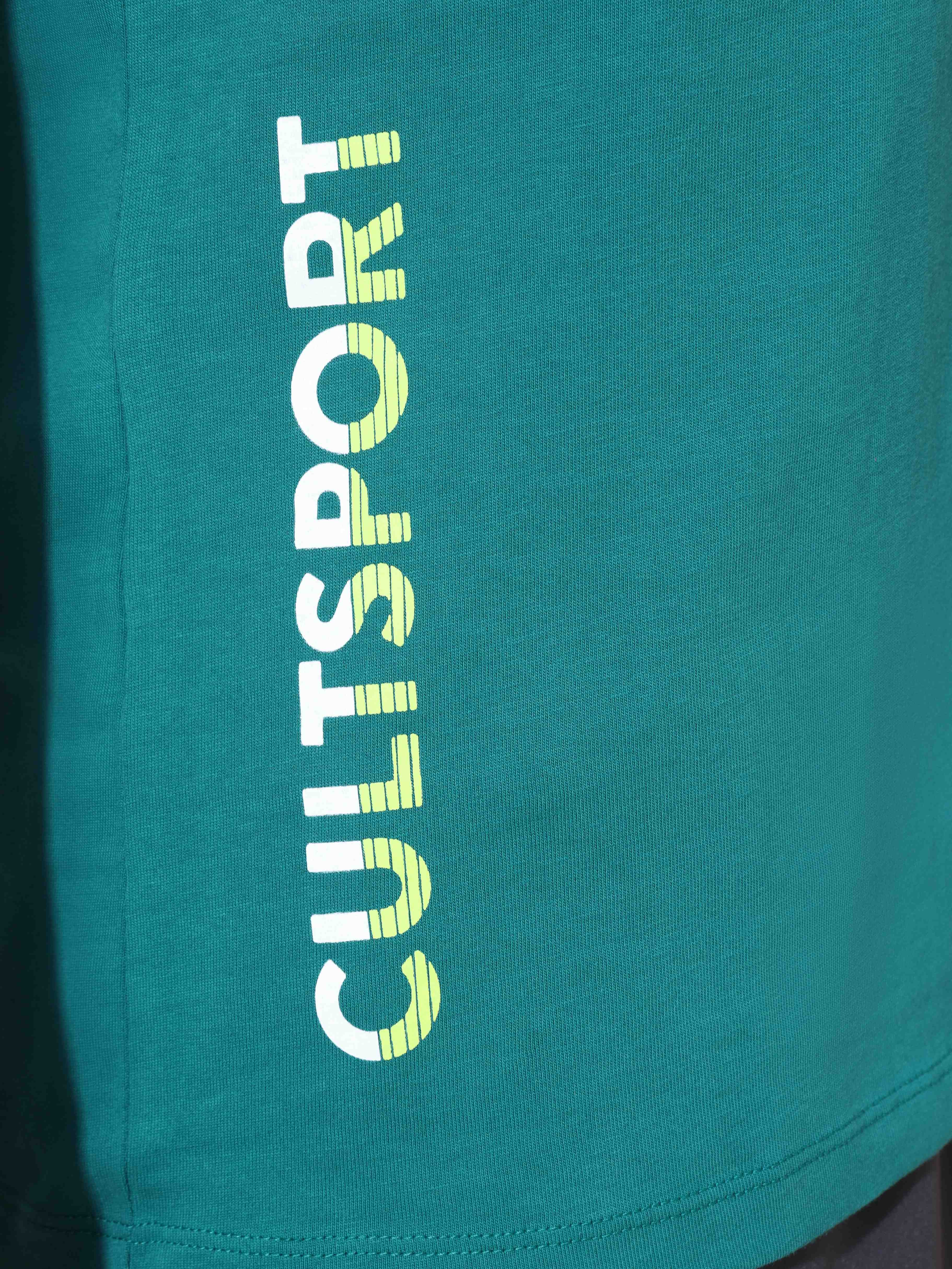 Raglan Sleeve T-shirt with Placement Print