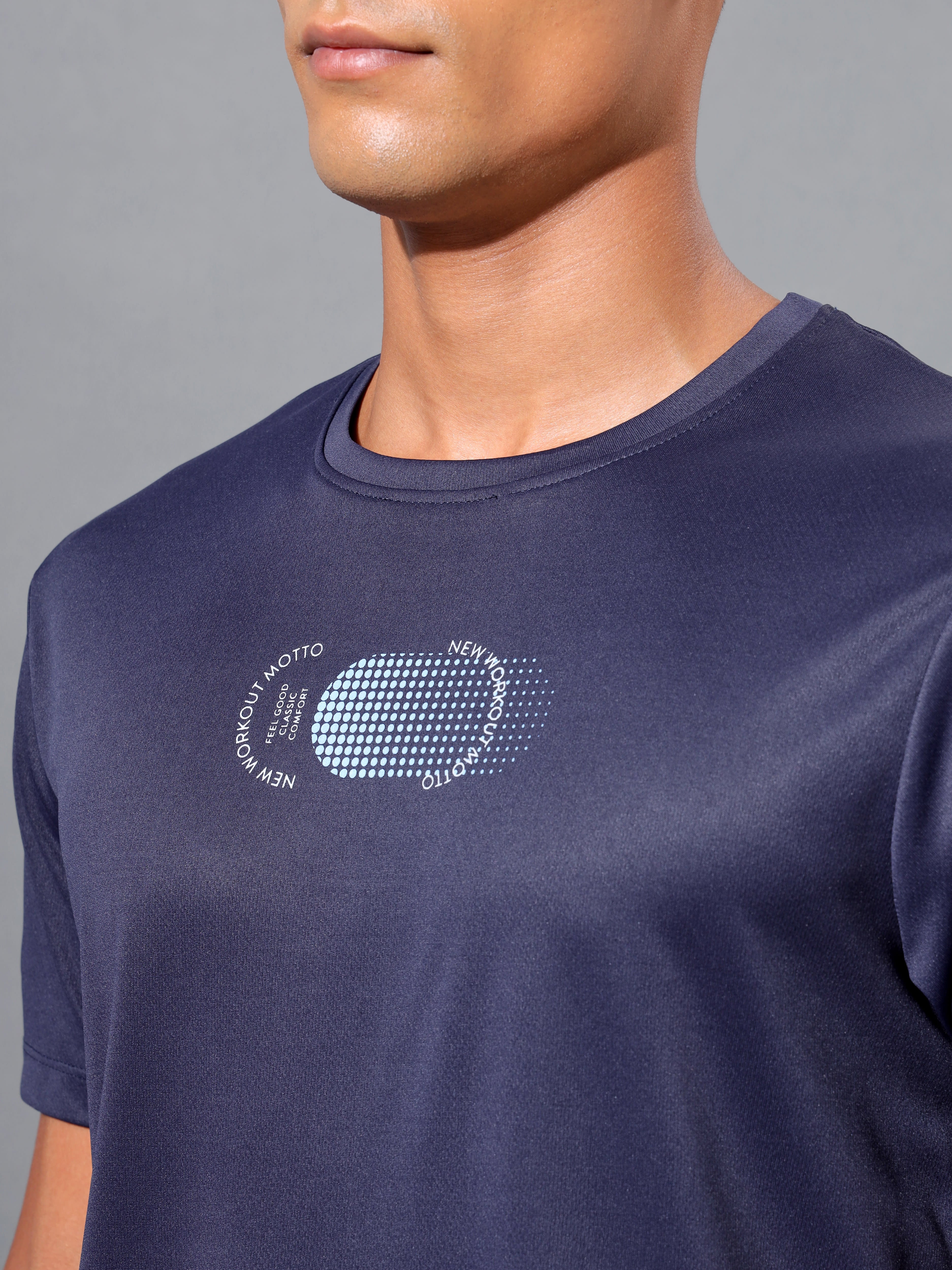 Performance T-shirt with Minimal Graphic