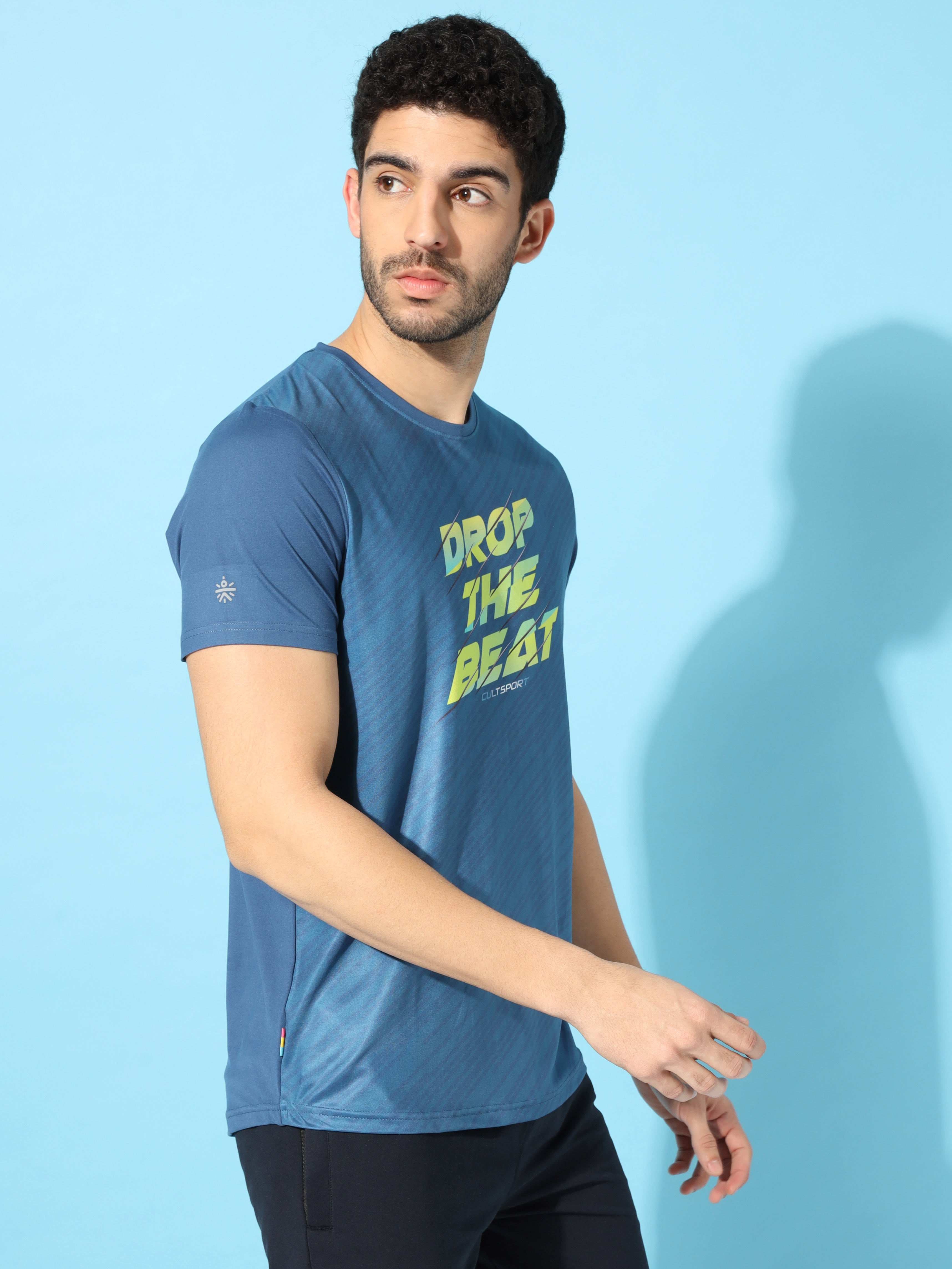 Dance Graphic Print Workout T-shirt