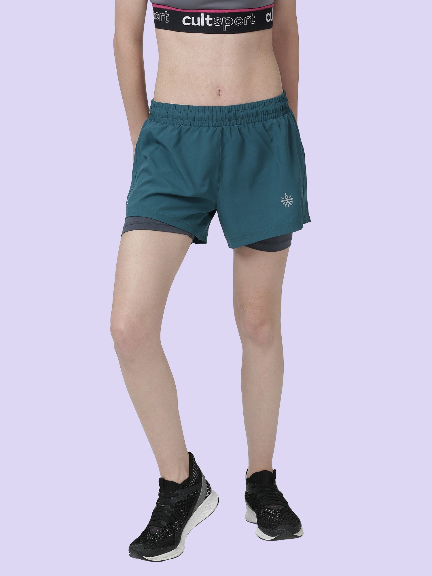 Vital Finish Green Gym Shorts