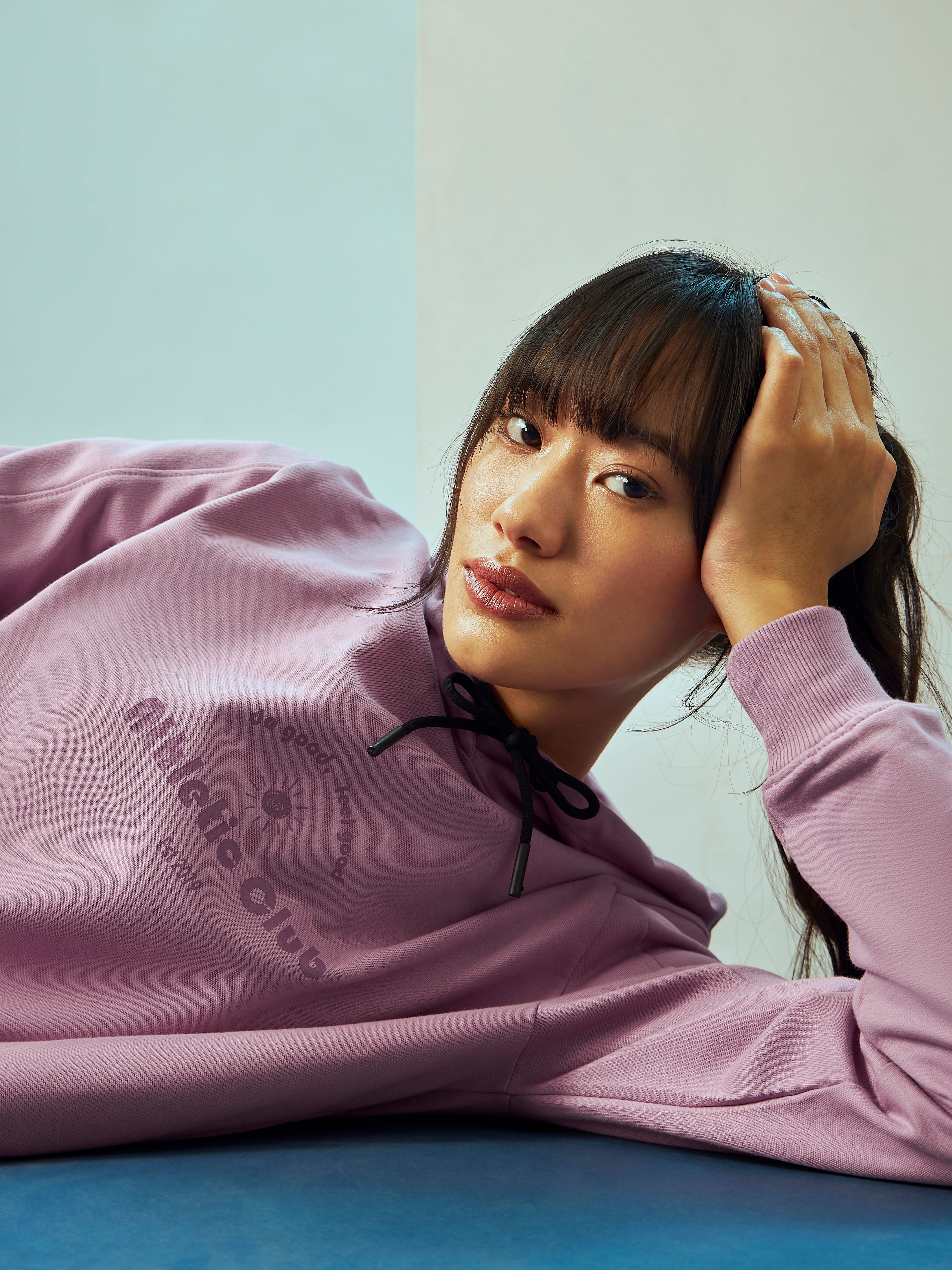 Typographic Print Sweatshirt with Pockets