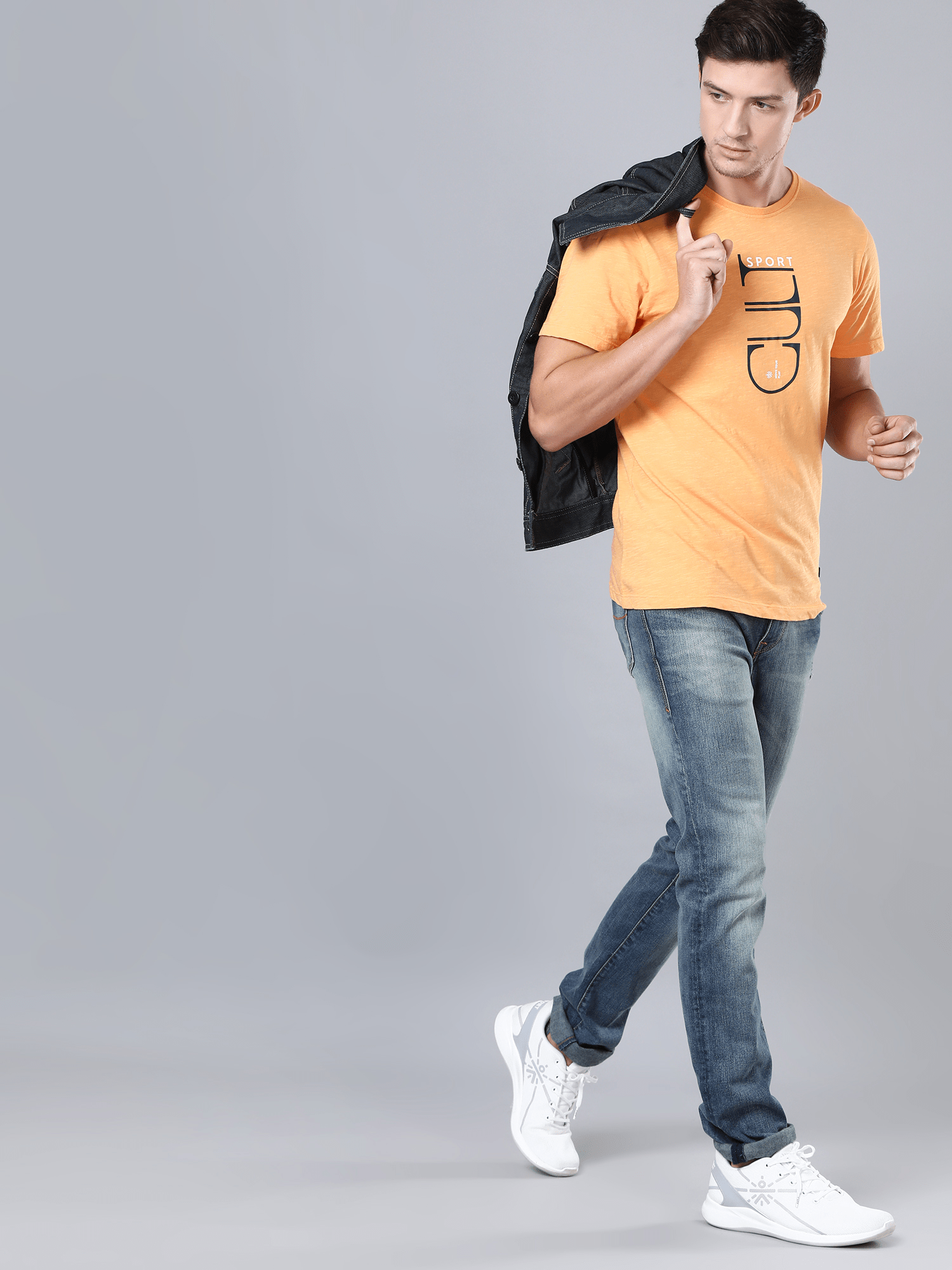 Everyday Mark Yellow Casual Tee