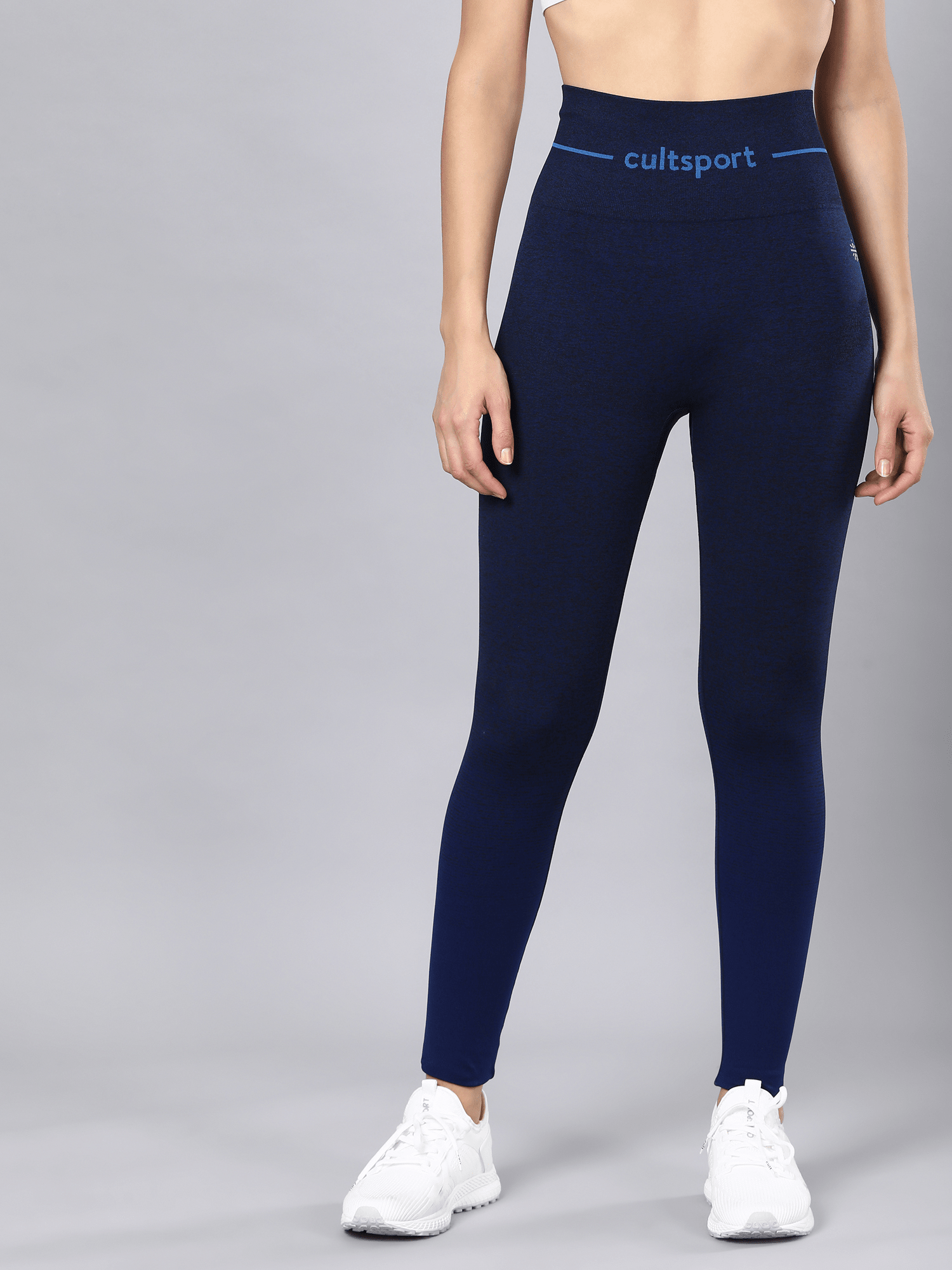 Yogini Flow Navy Seamless Leggings
