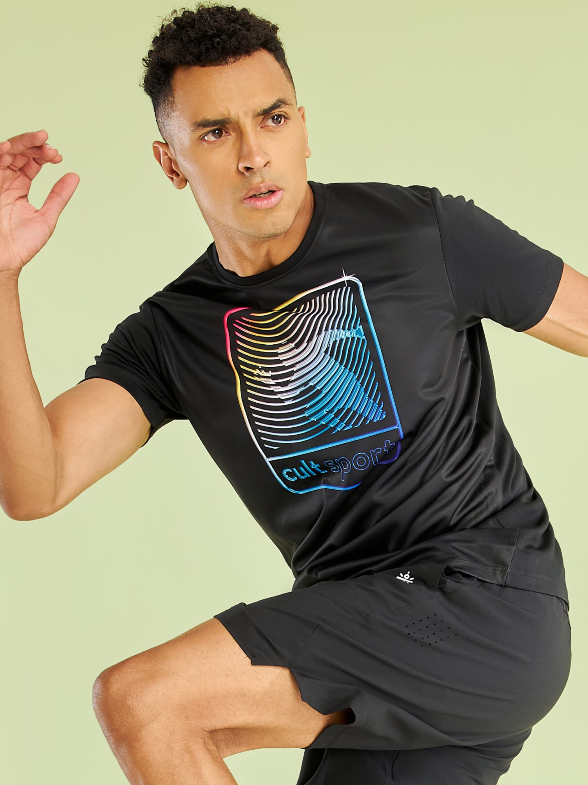 Graphic Print Running T-shirt