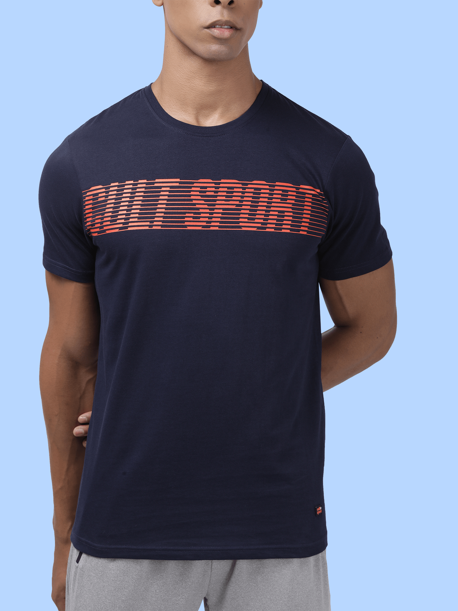 Everydays Ease Navy Cotton Tee