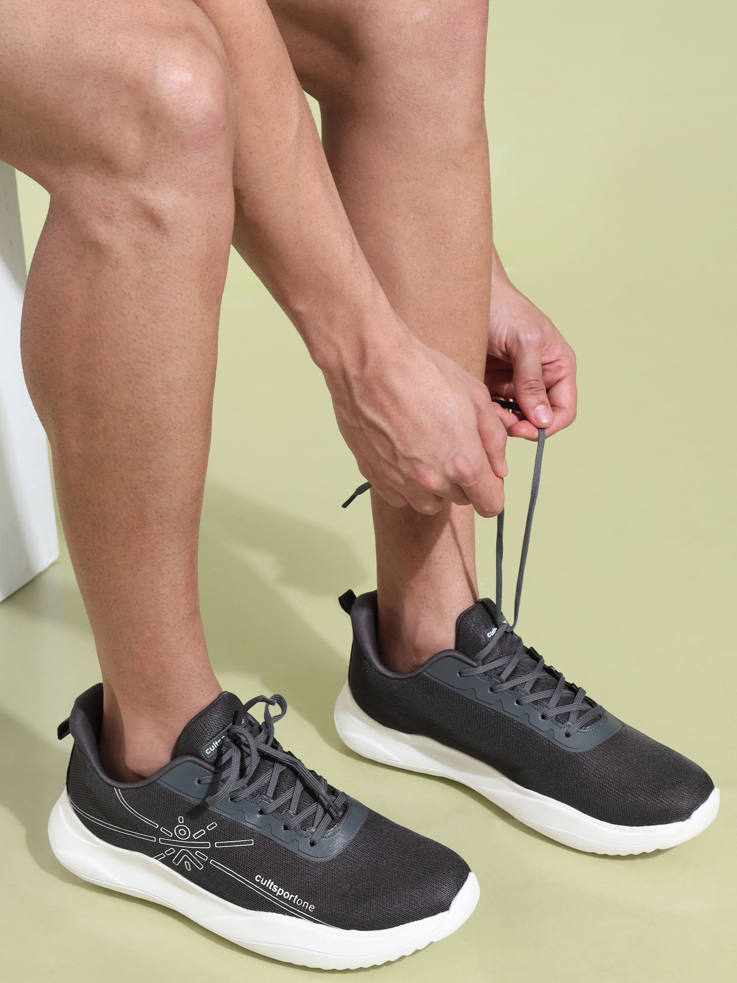 cult Rush Men Running Shoes - Dark Grey