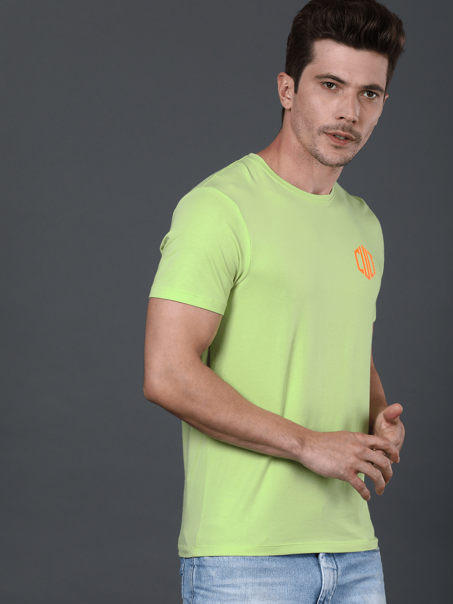 Bamboo Crisp Lime Casual Tee