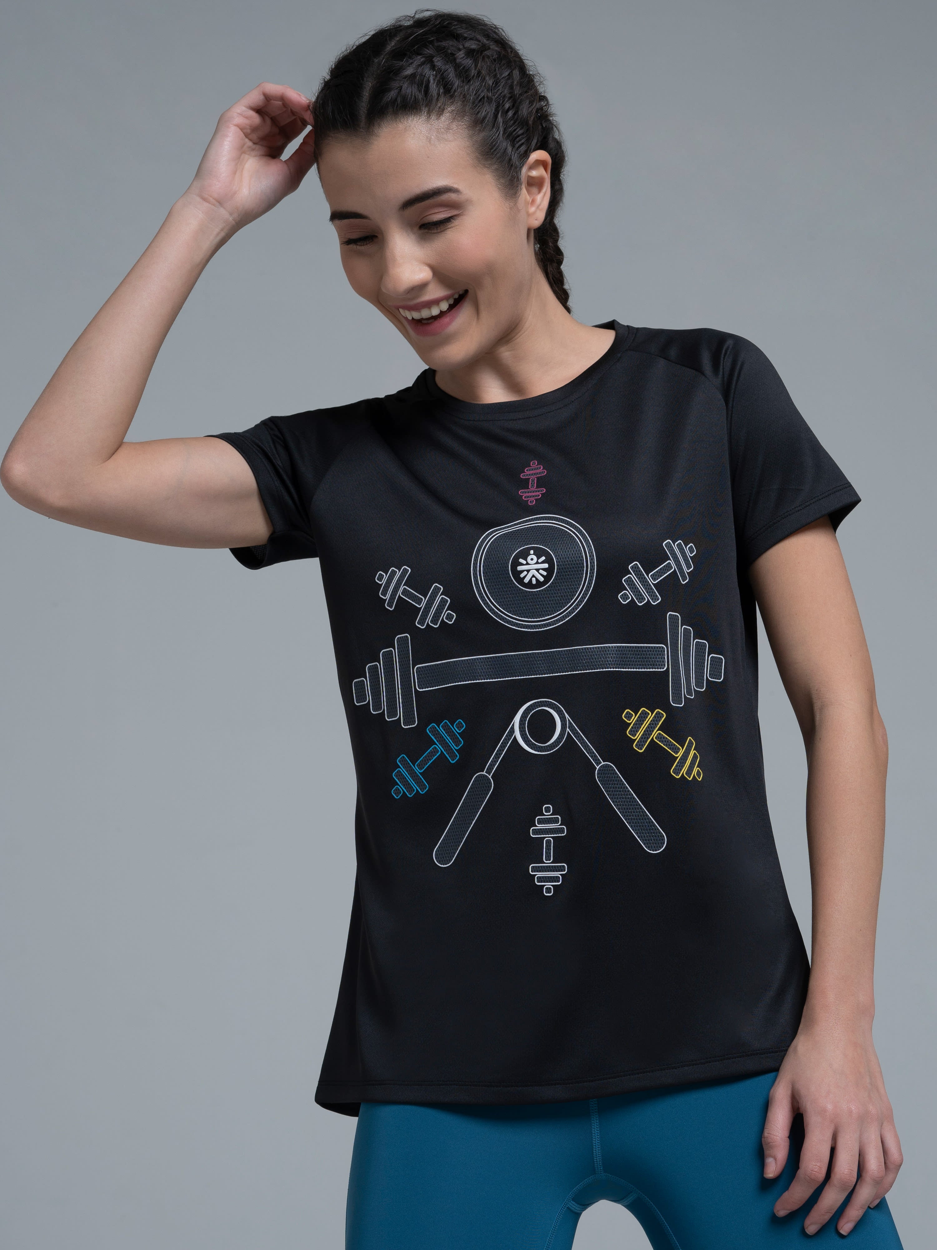 Women's Dumbell Workout T-shirt