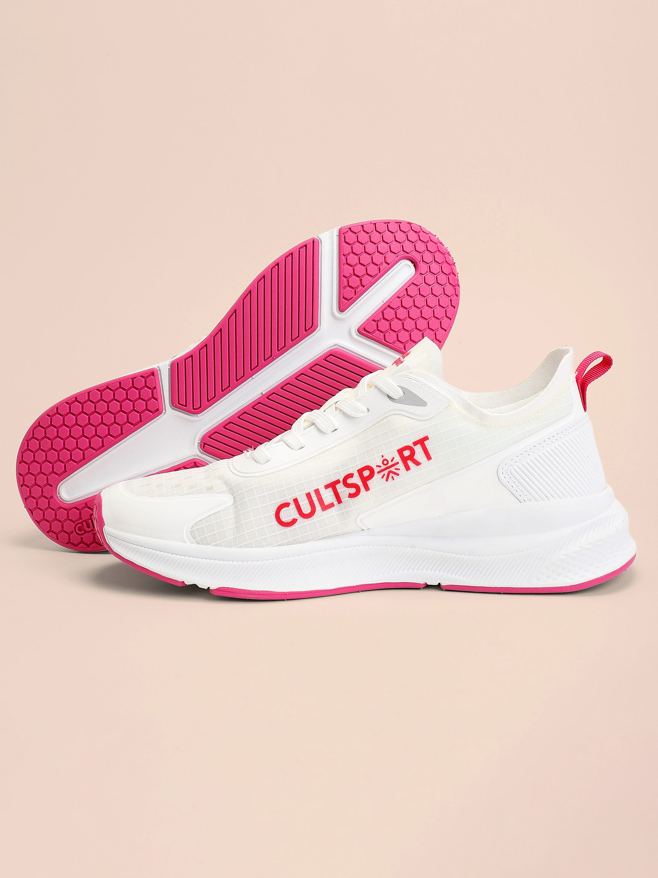cult Comfort Women Running Shoes - White/Red