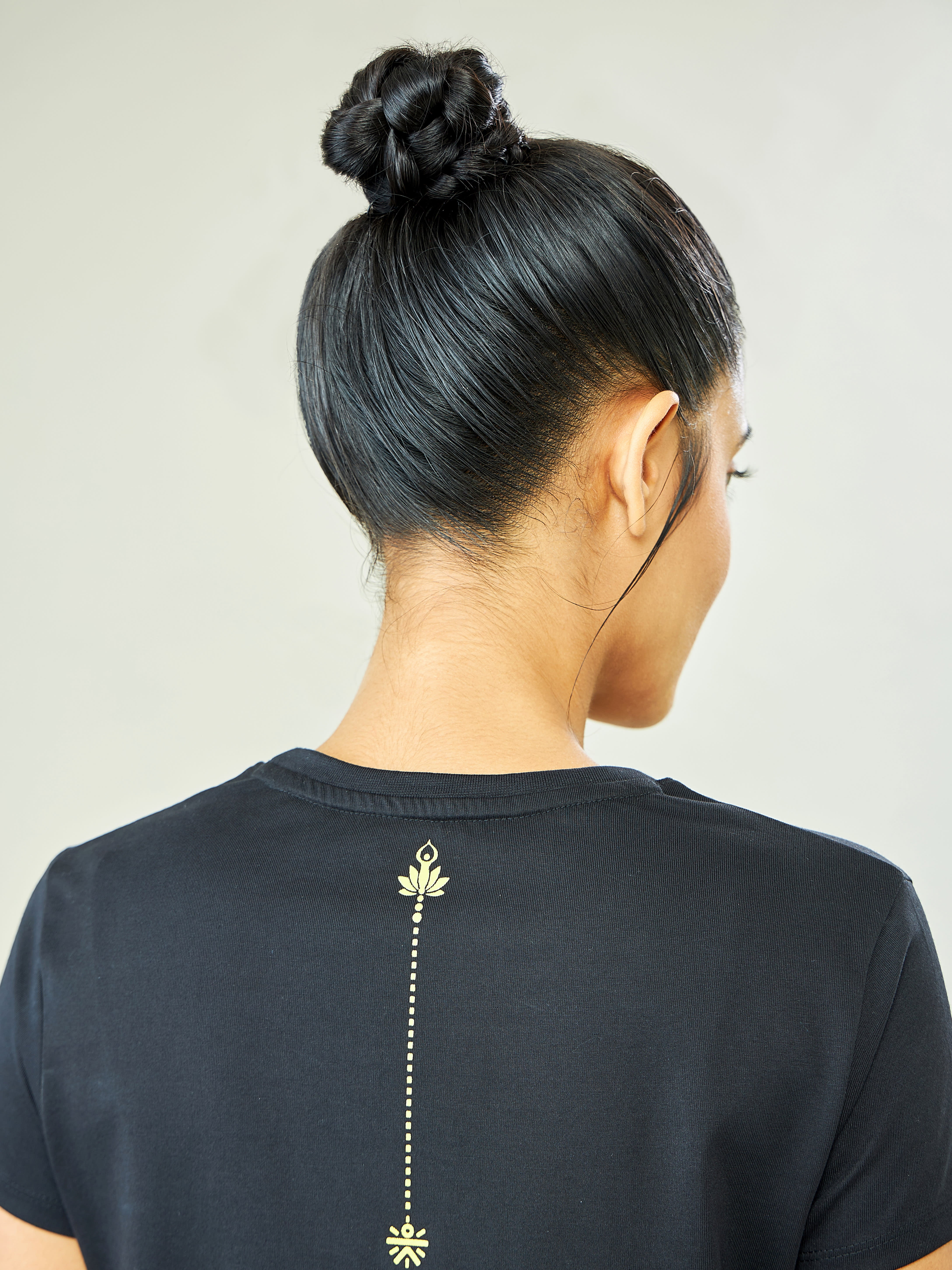 Graphic Print Yoga T-shirt