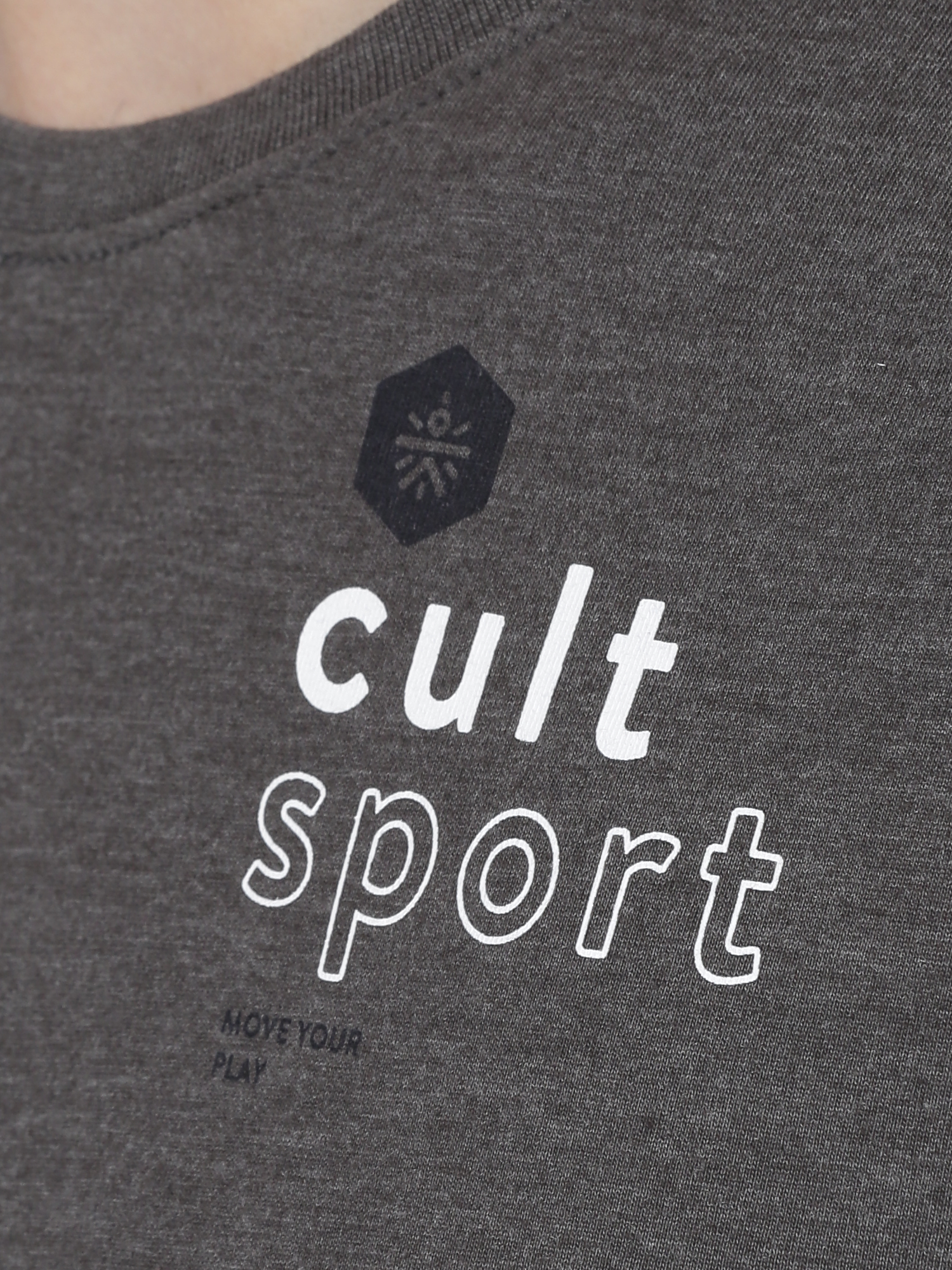 Everydays digit Anthra Cotton Tee