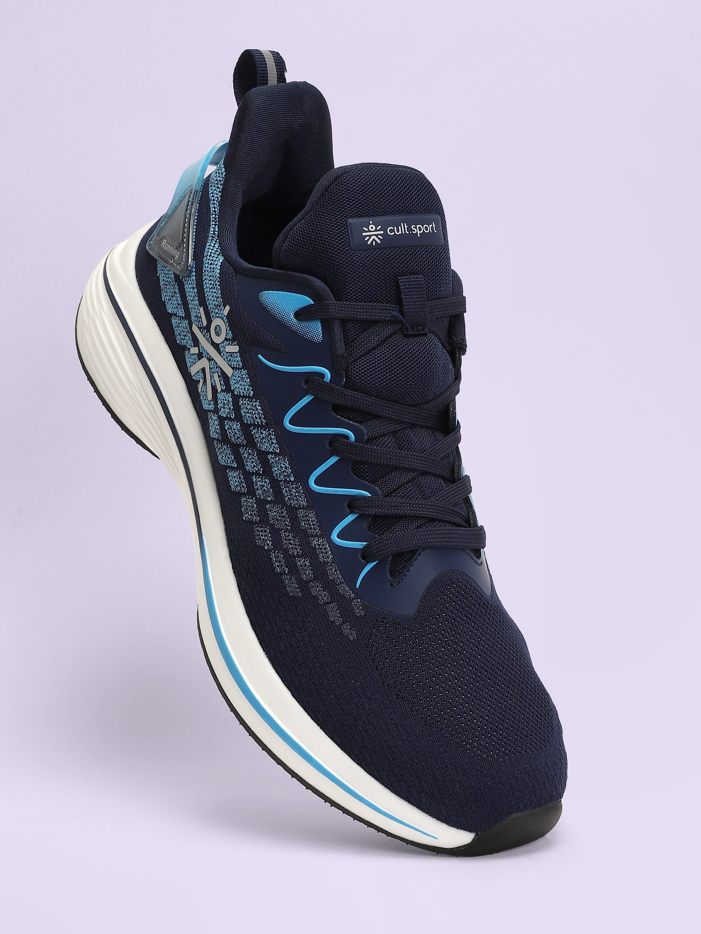 cult Active Men Running Shoes - Navy Blue