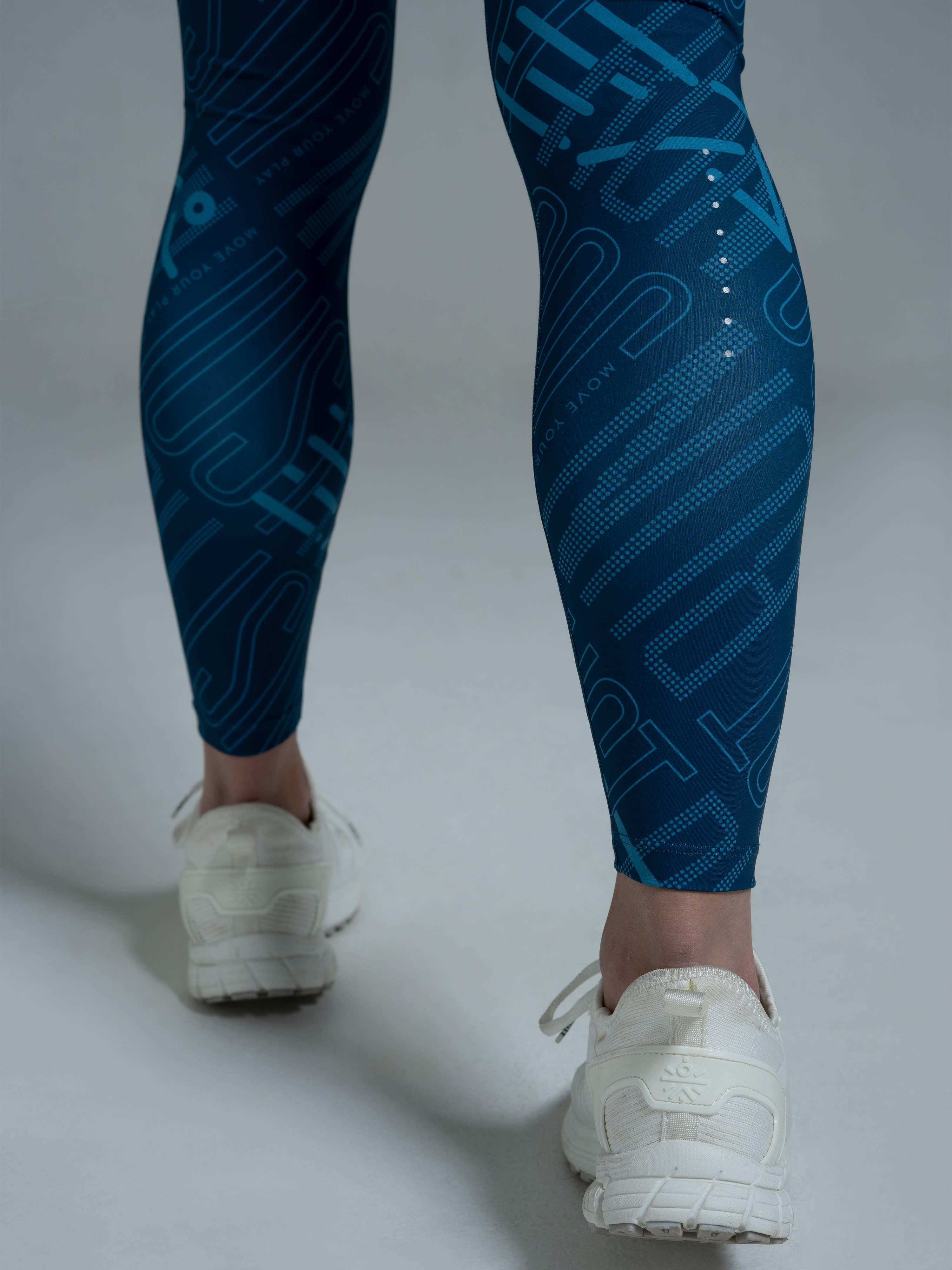 AbsoluteFit Typography Print Tights