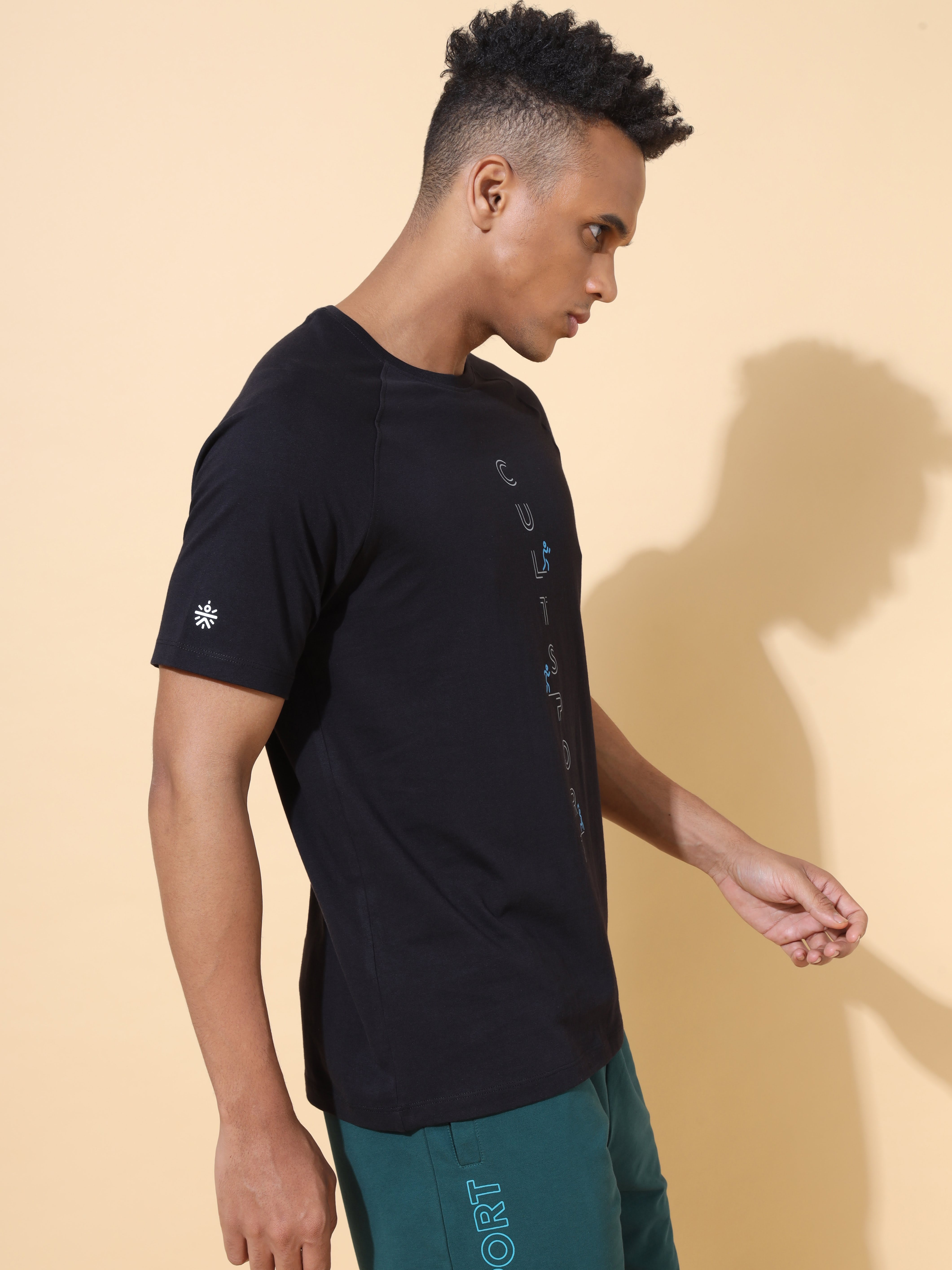 Raglan Sleeve Comfort T-shirt with Graphic