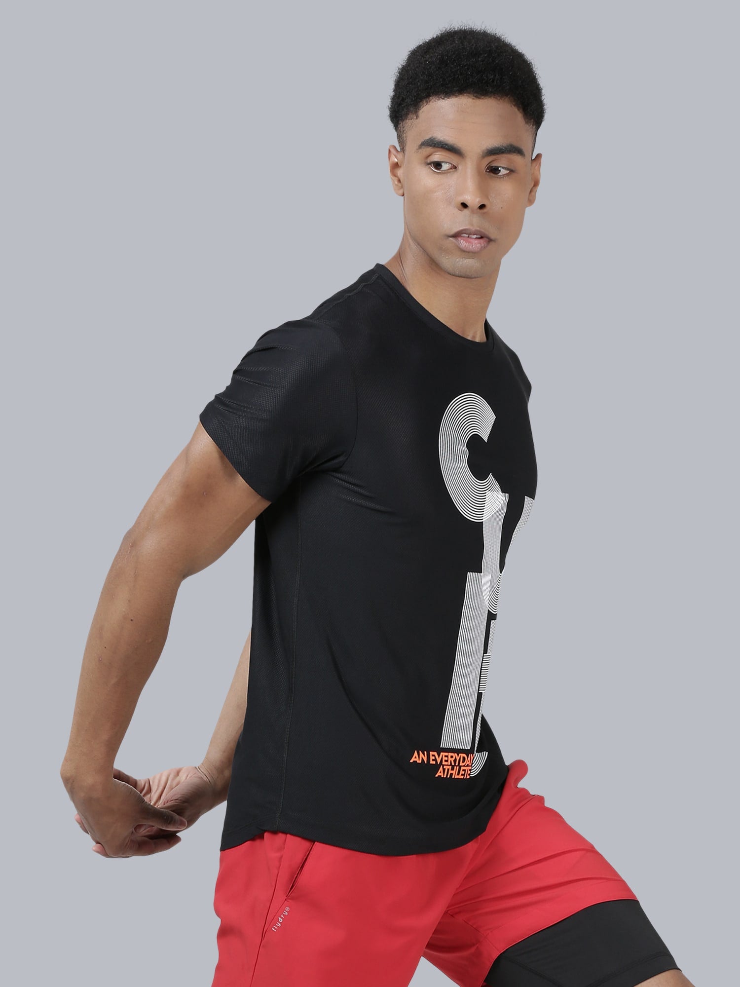 Signature Cult Black Running Tee