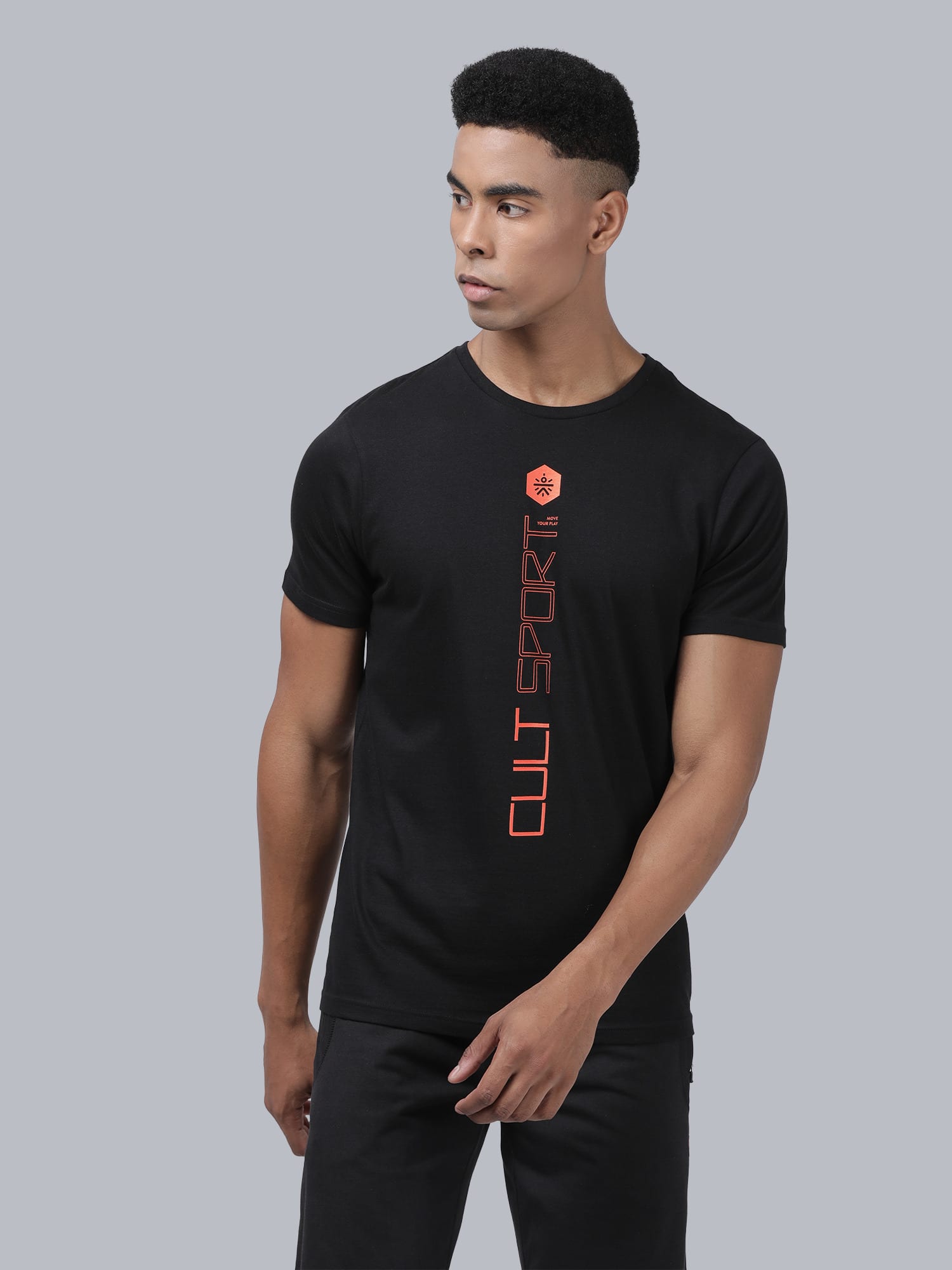 Everydays Gentle Black Cotton Tee