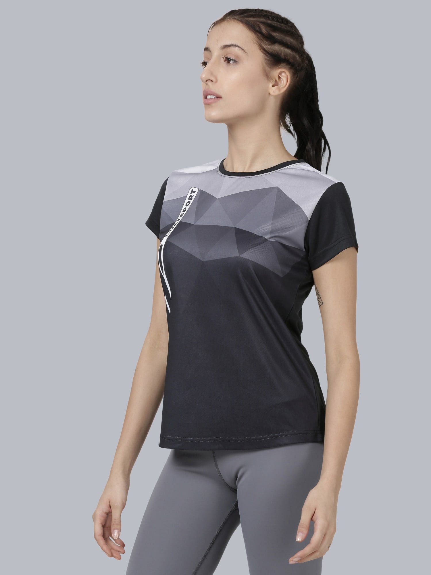 Dugout Pyramid Black Relaxed Tee