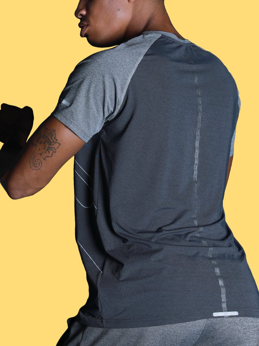 Men Signature Charcoal Perspective Tee