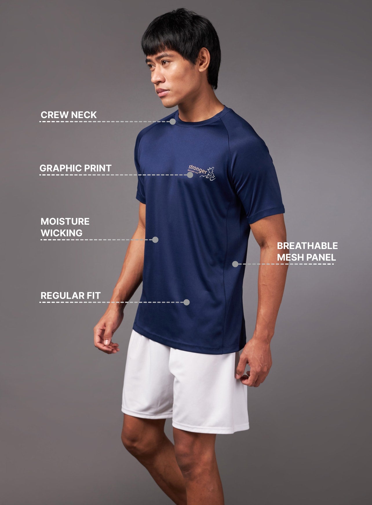 Stronger With Every Step Running T-shirt