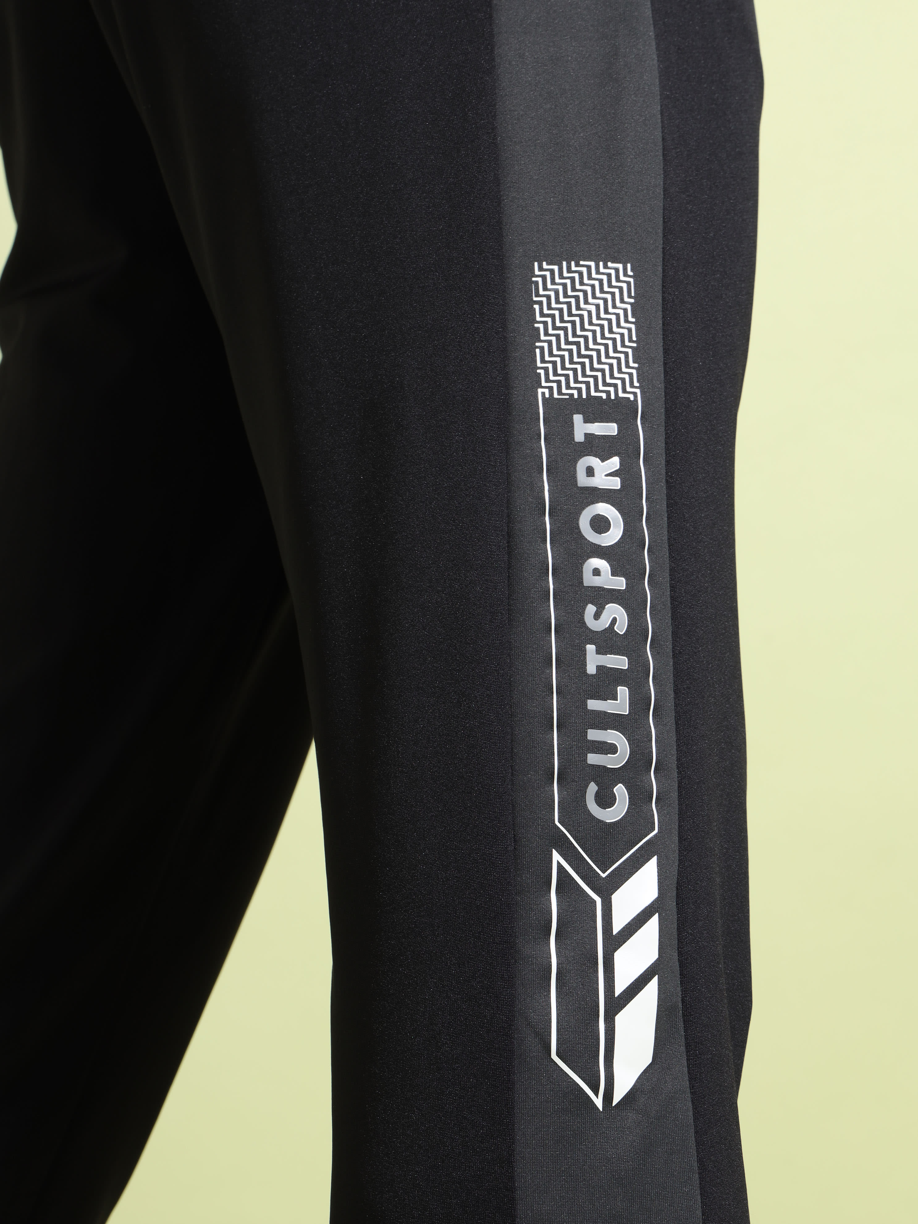 Panelled Performance Joggers with Print